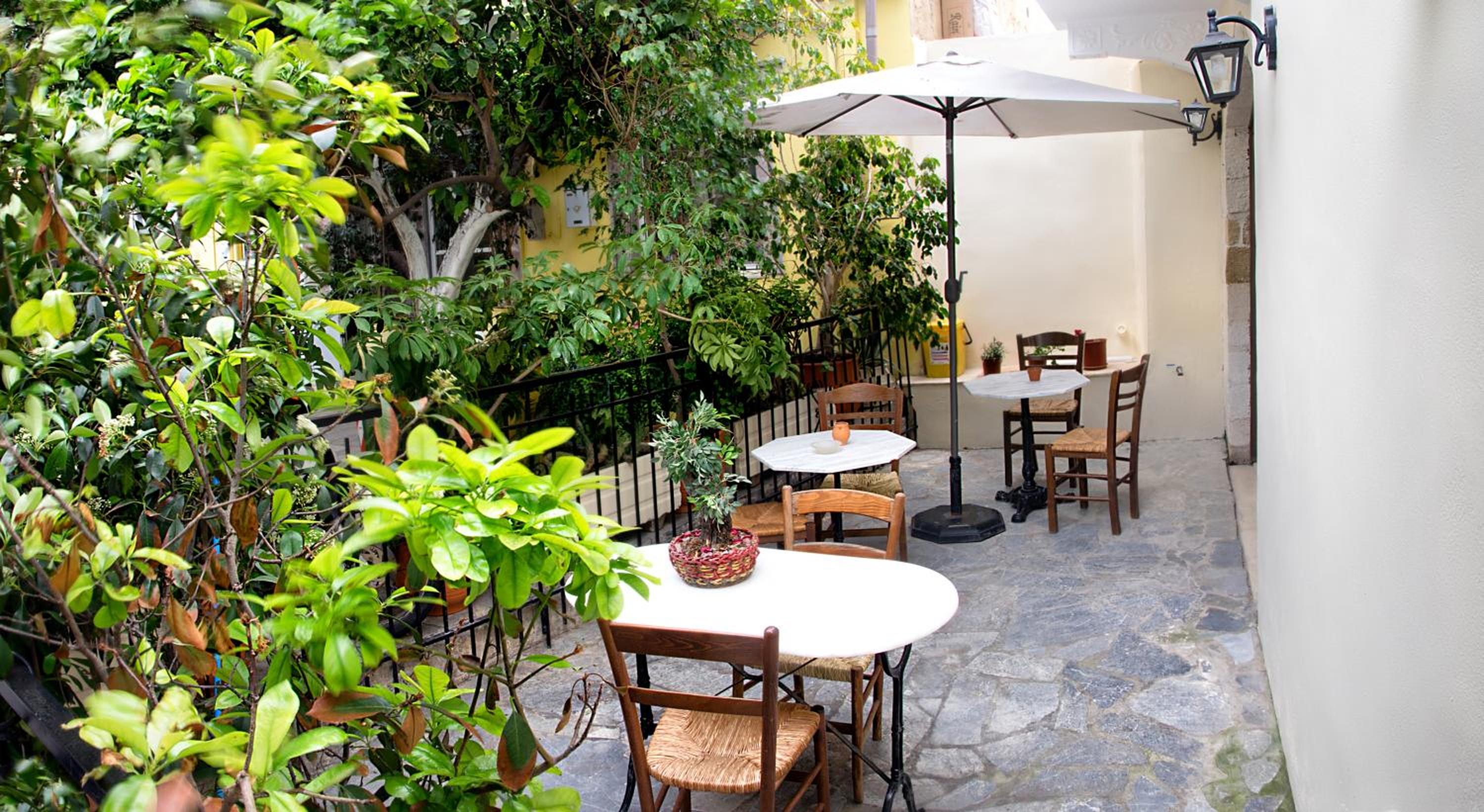 outdoor BBQ area