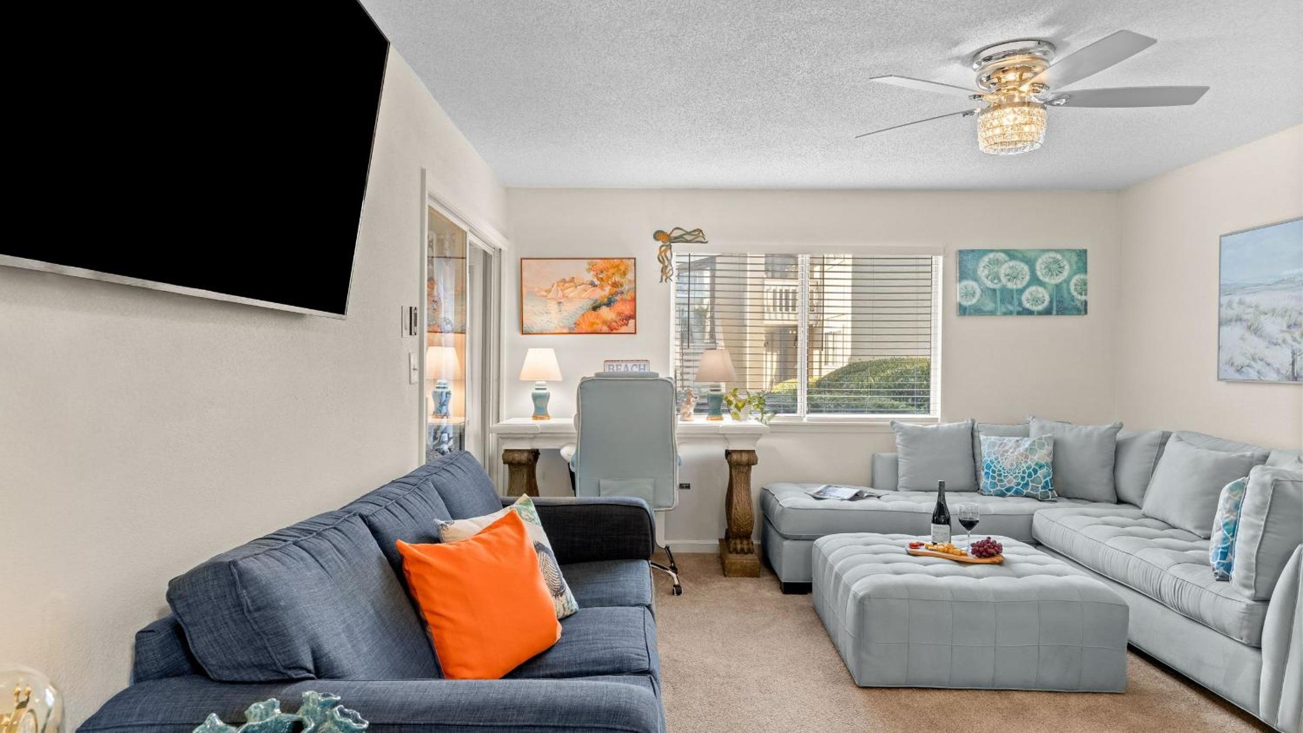 Steps from the Sand Bright Coastal Stay w Pool Access Coastal Hideaway by AvantStay