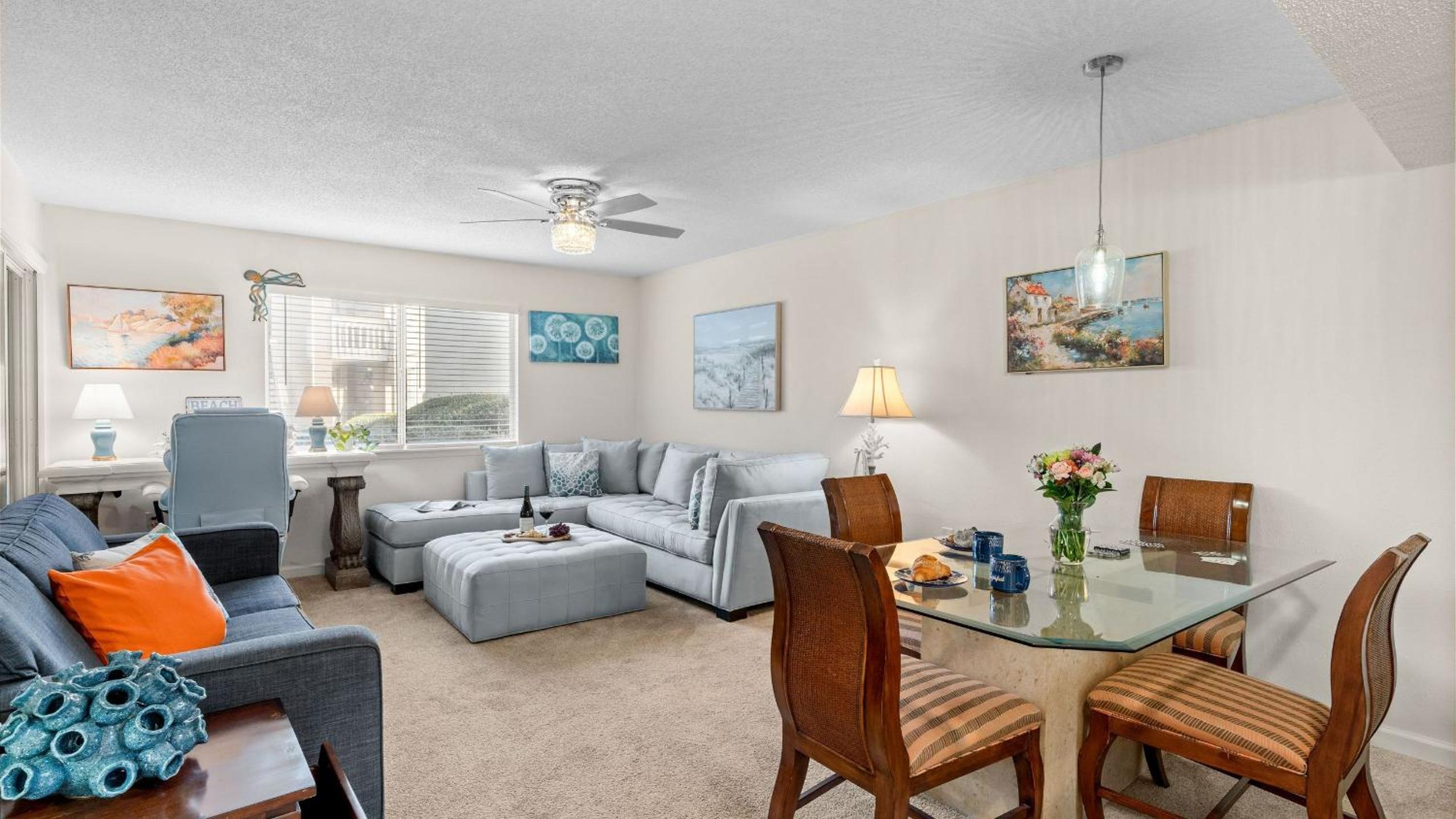 Steps from the Sand Bright Coastal Stay w Pool Access Coastal Hideaway by AvantStay