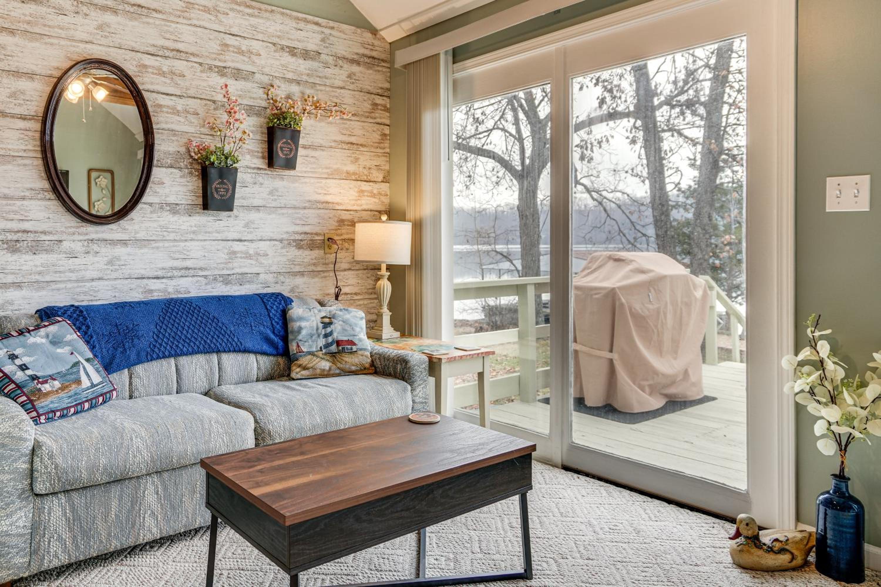Dock, Deck and Dreamy Views! Lake of the Ozarks Home