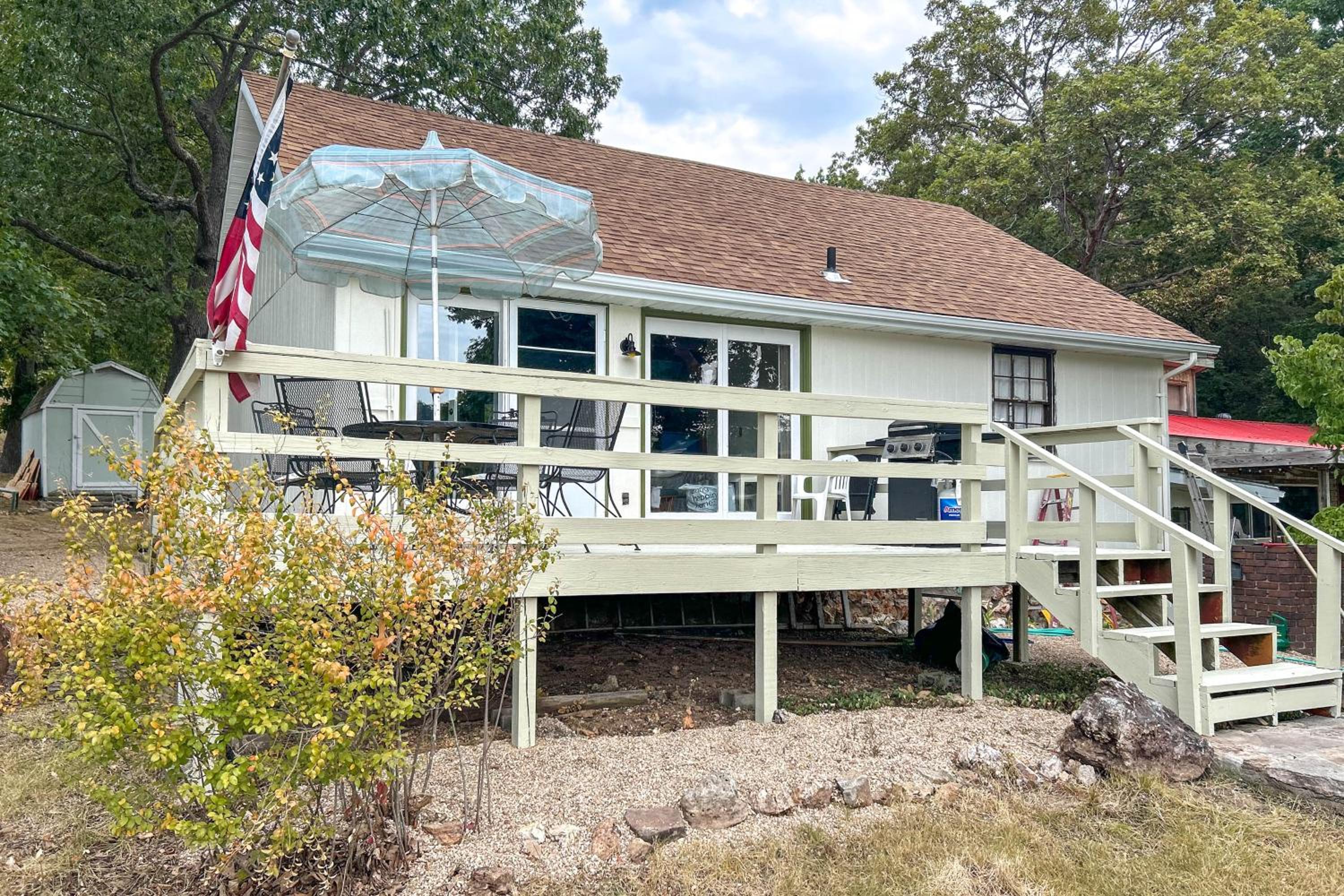 Dock, Deck and Dreamy Views! Lake of the Ozarks Home