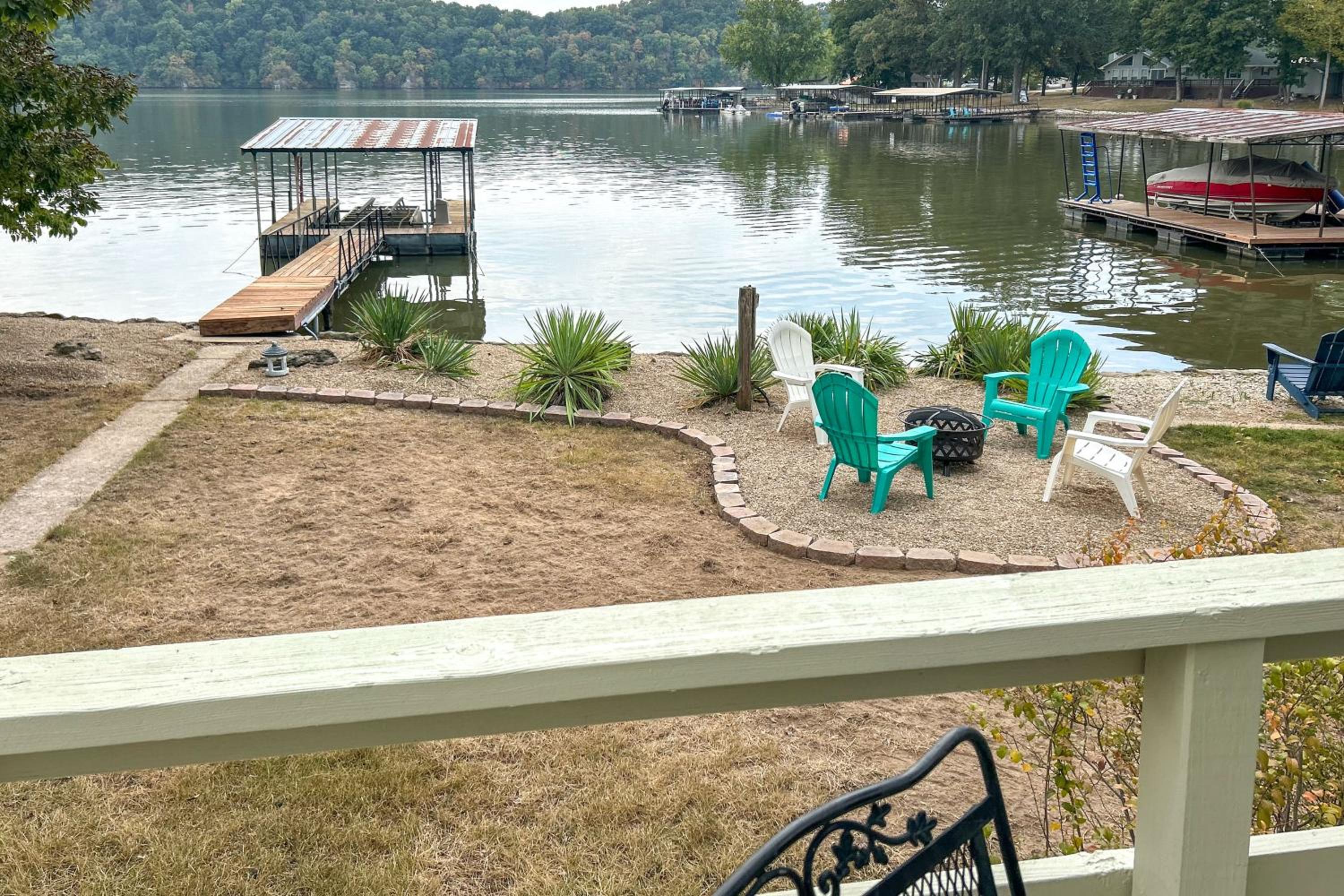 Dock, Deck and Dreamy Views! Lake of the Ozarks Home