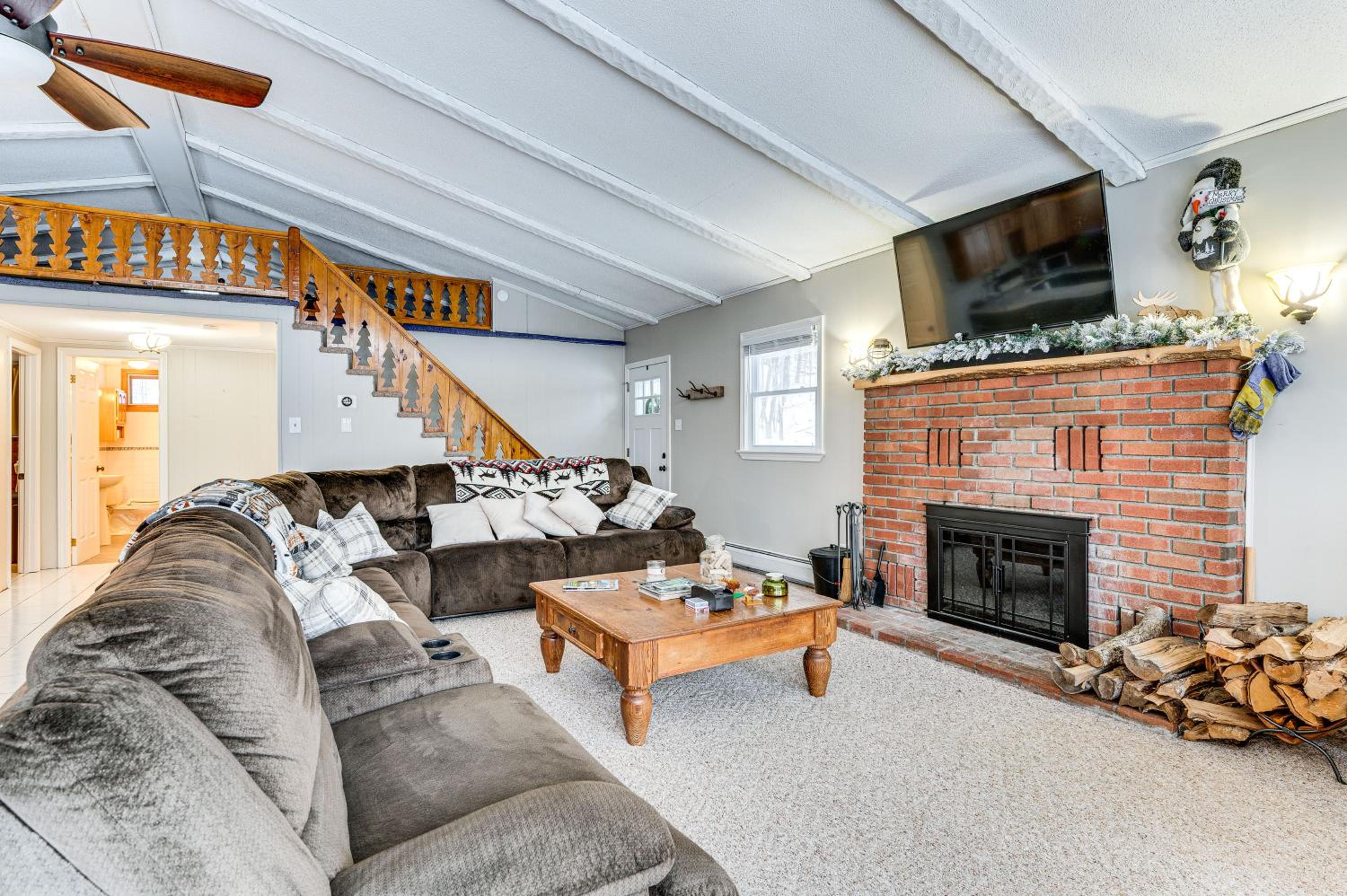 Seymour Lake Across St! Scenic Home with Hot Tub