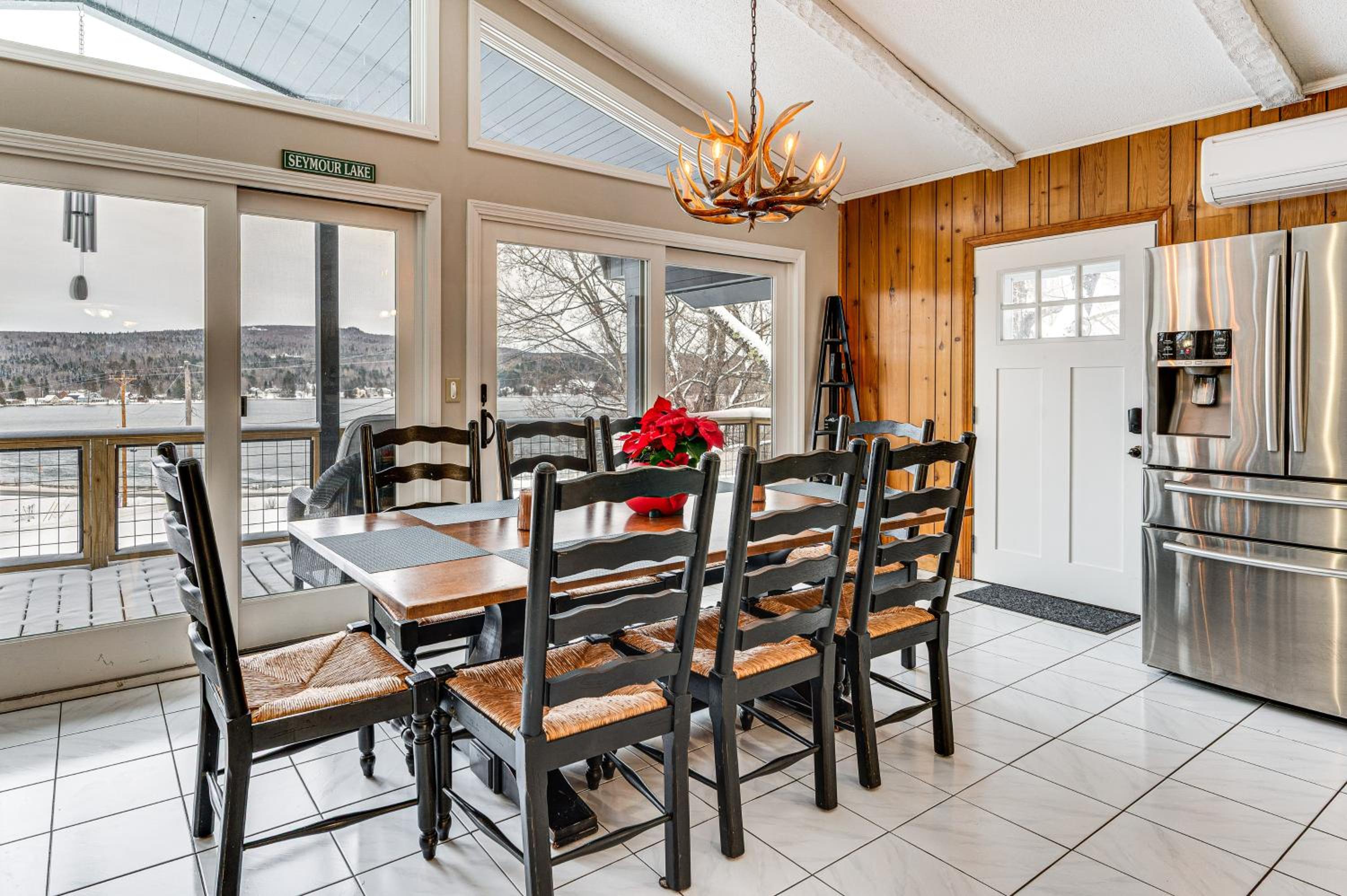 Seymour Lake Across St! Scenic Home with Hot Tub