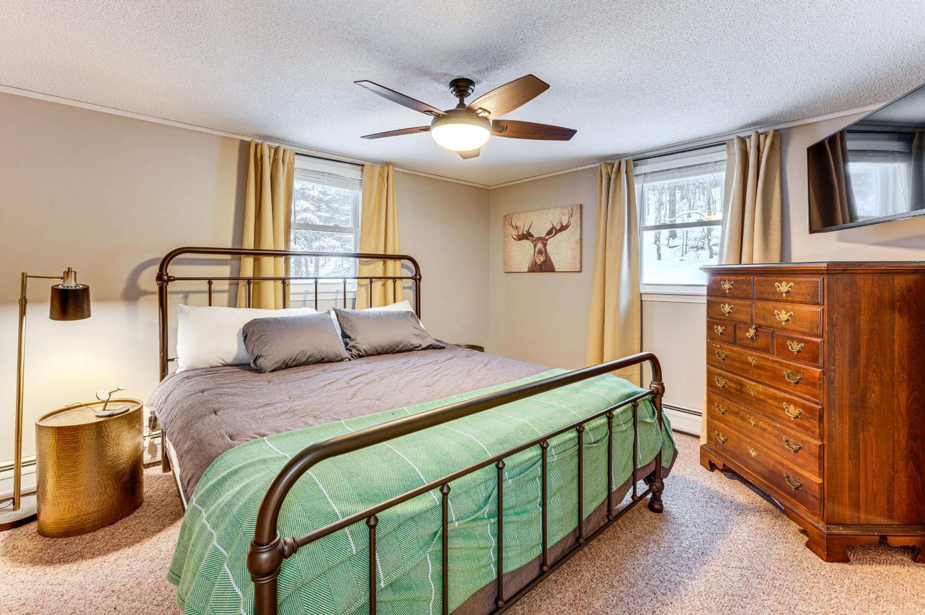 Seymour Lake Across St! Scenic Home with Hot Tub