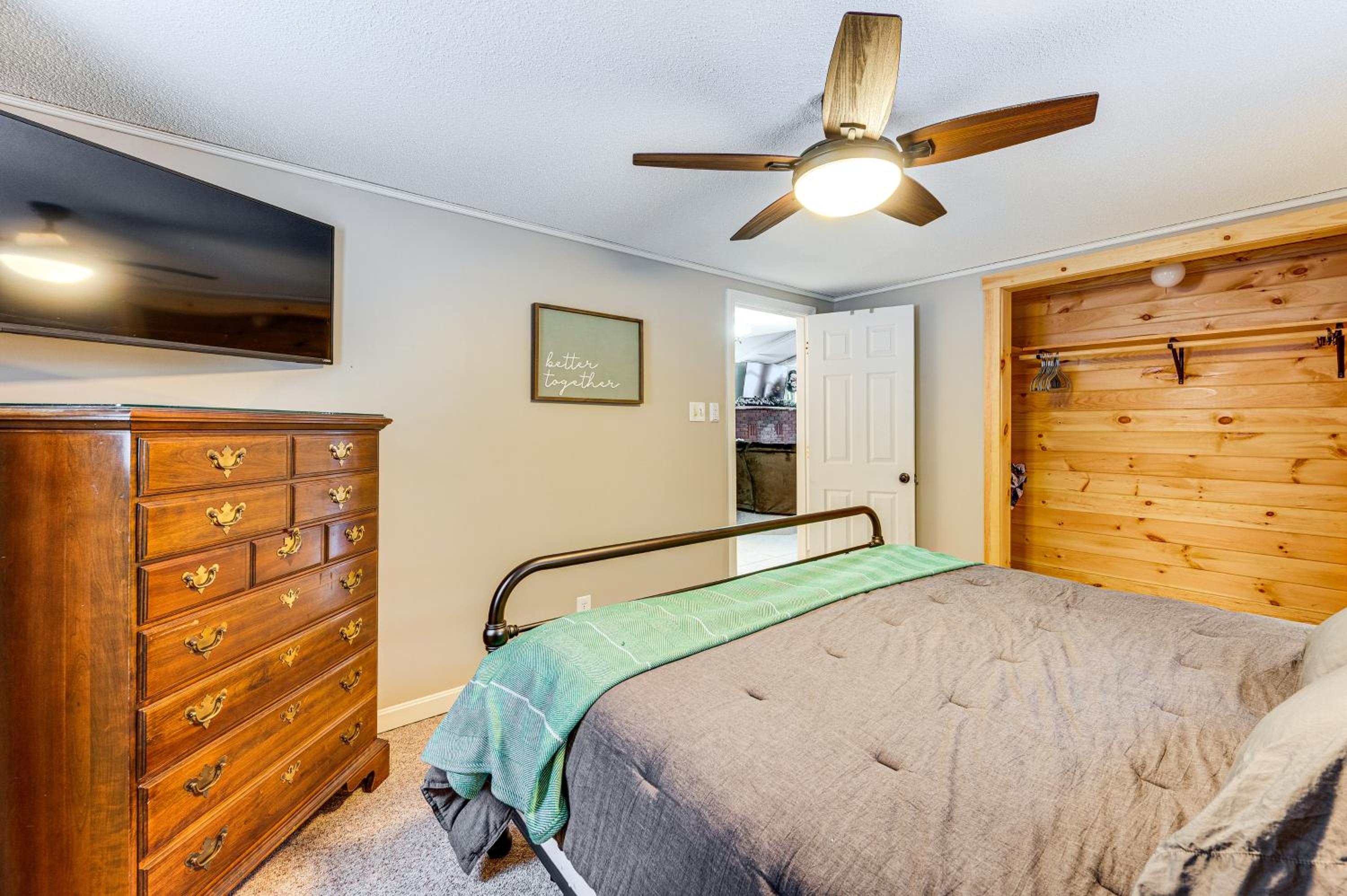 Seymour Lake Across St! Scenic Home with Hot Tub