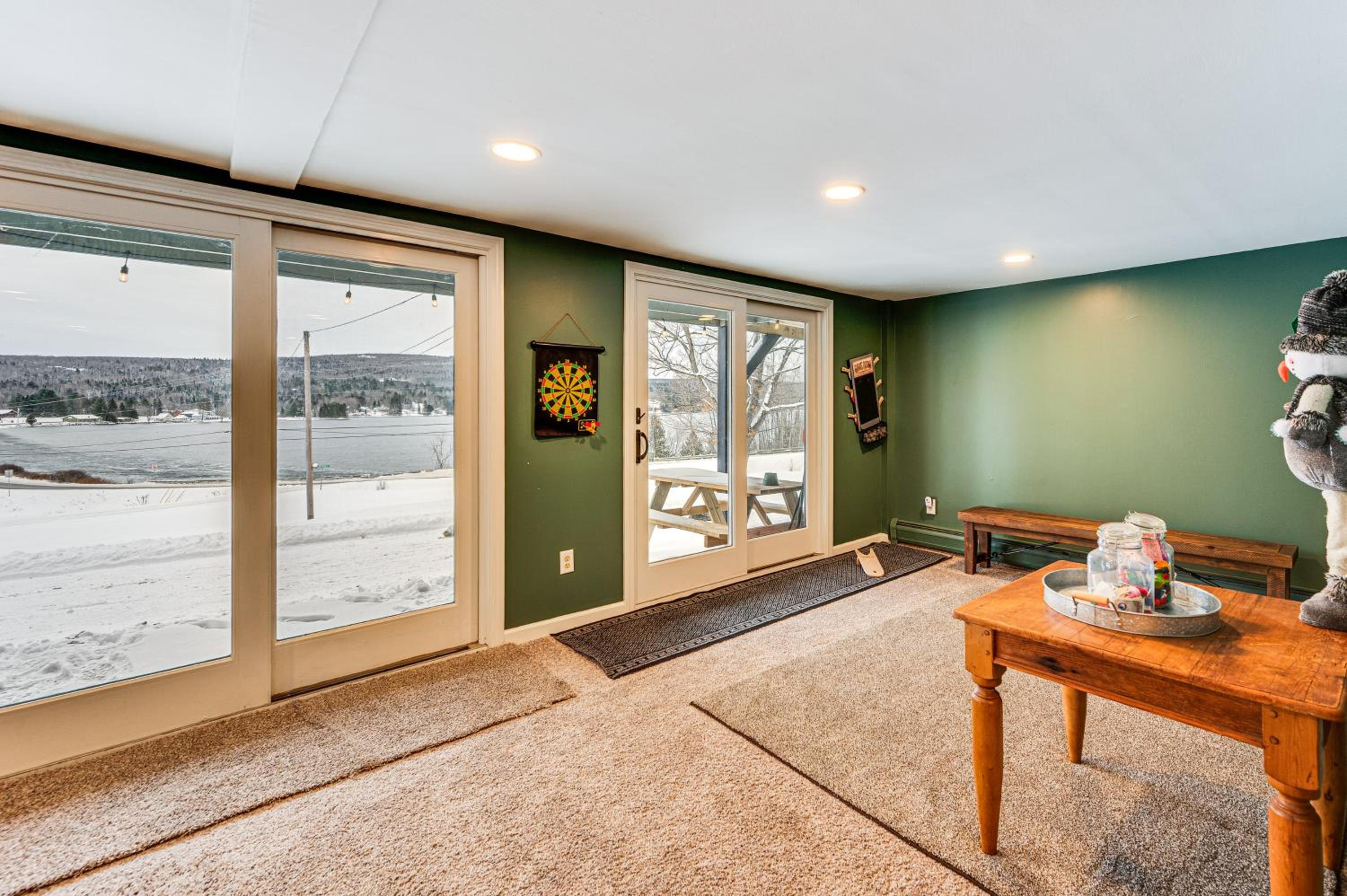 Seymour Lake Across St! Scenic Home with Hot Tub