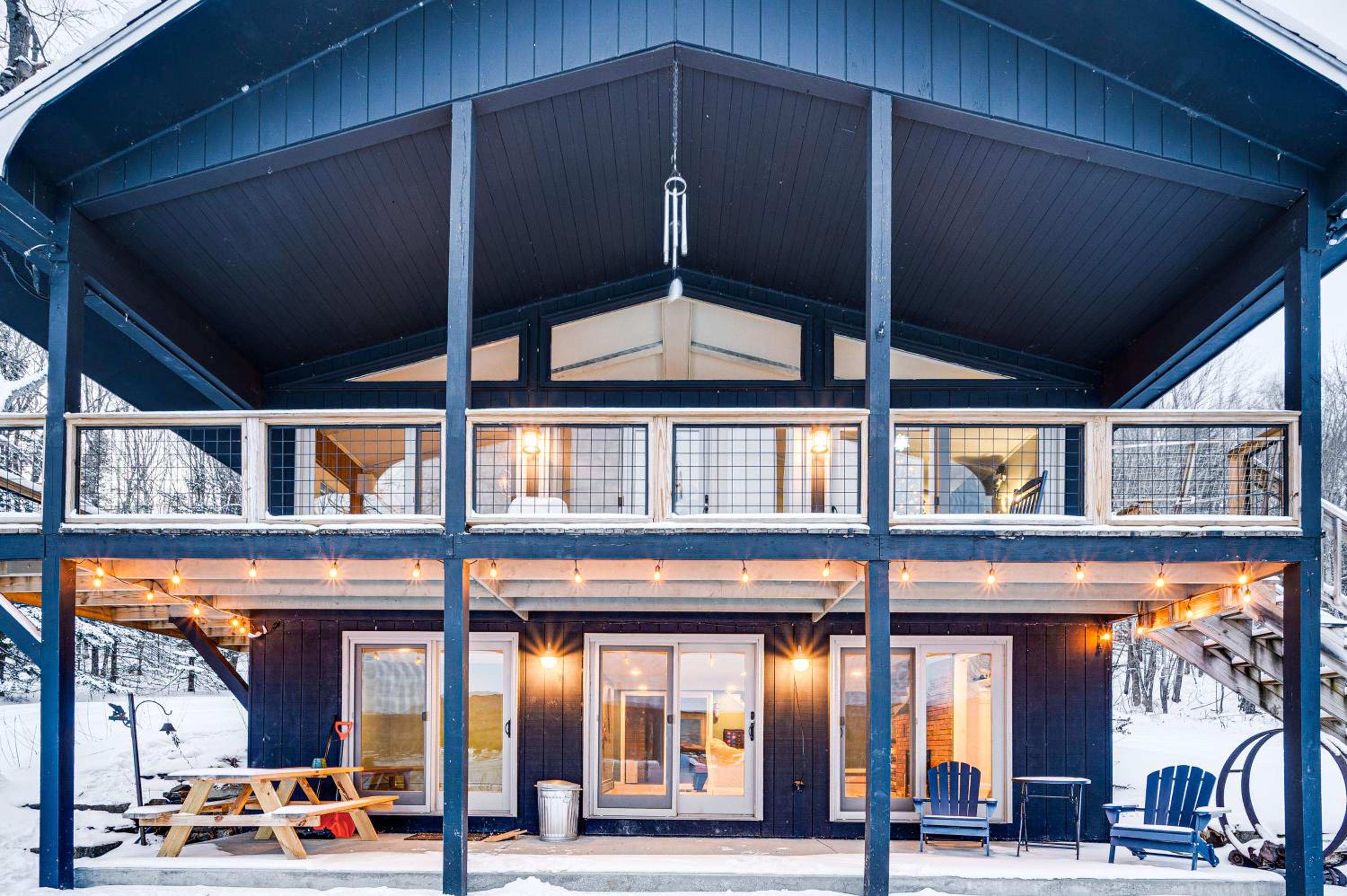 Seymour Lake Across St! Scenic Home with Hot Tub