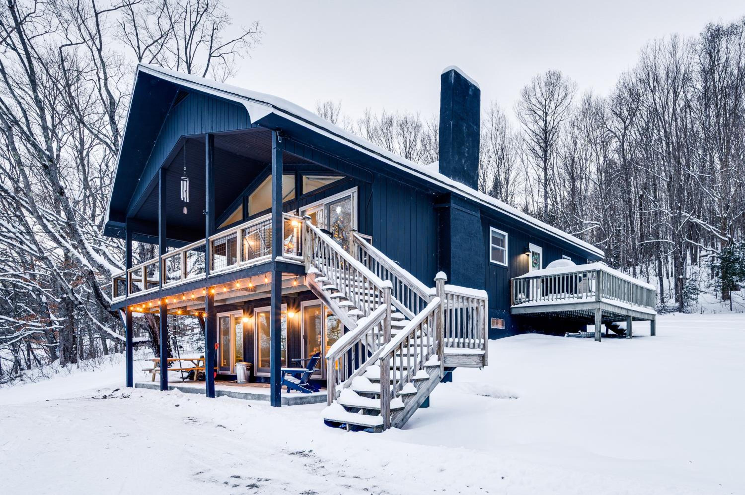 Seymour Lake Across St! Scenic Home with Hot Tub