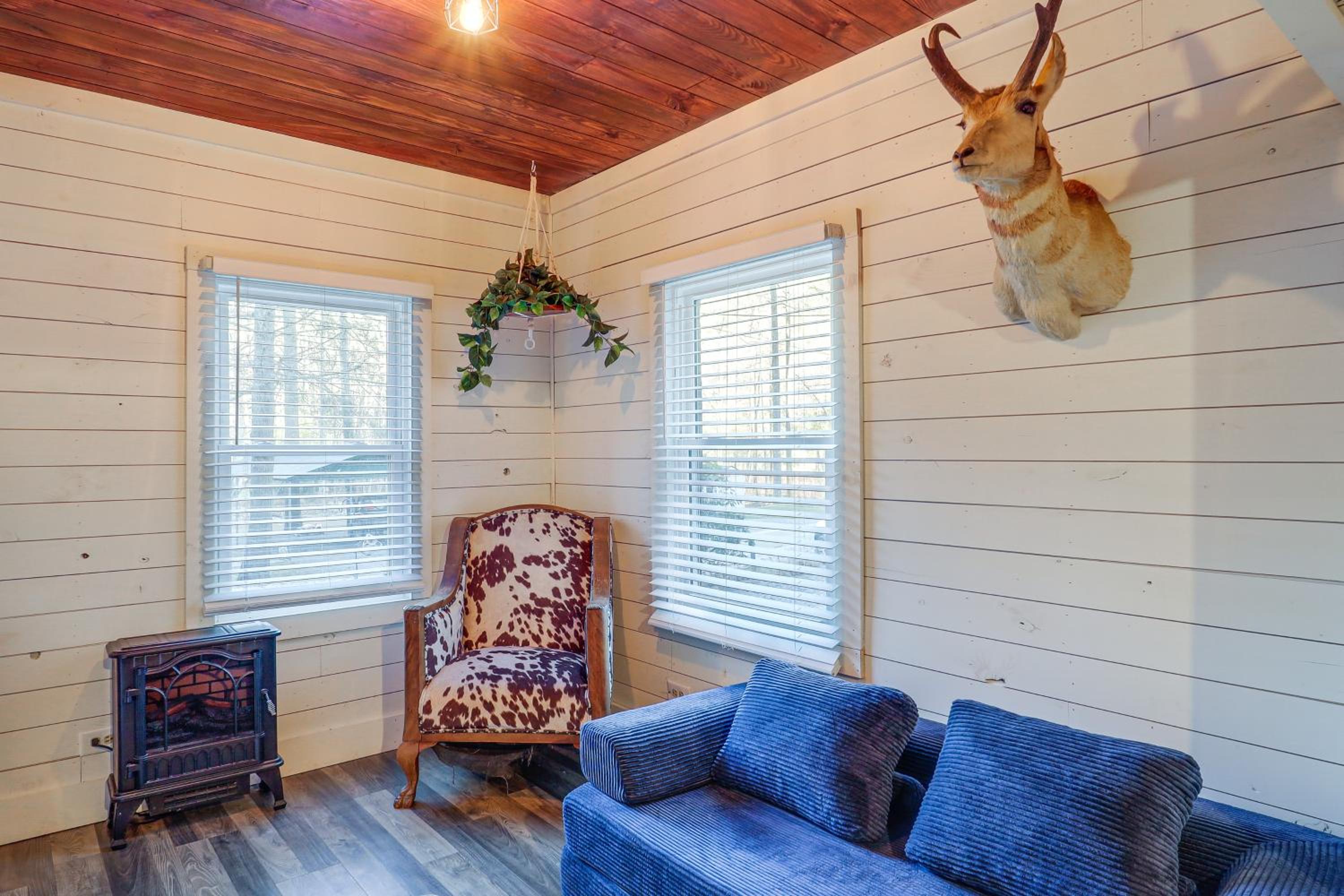 Rural Outdoor Oasis! Edgemont Cabin with Fire Pit