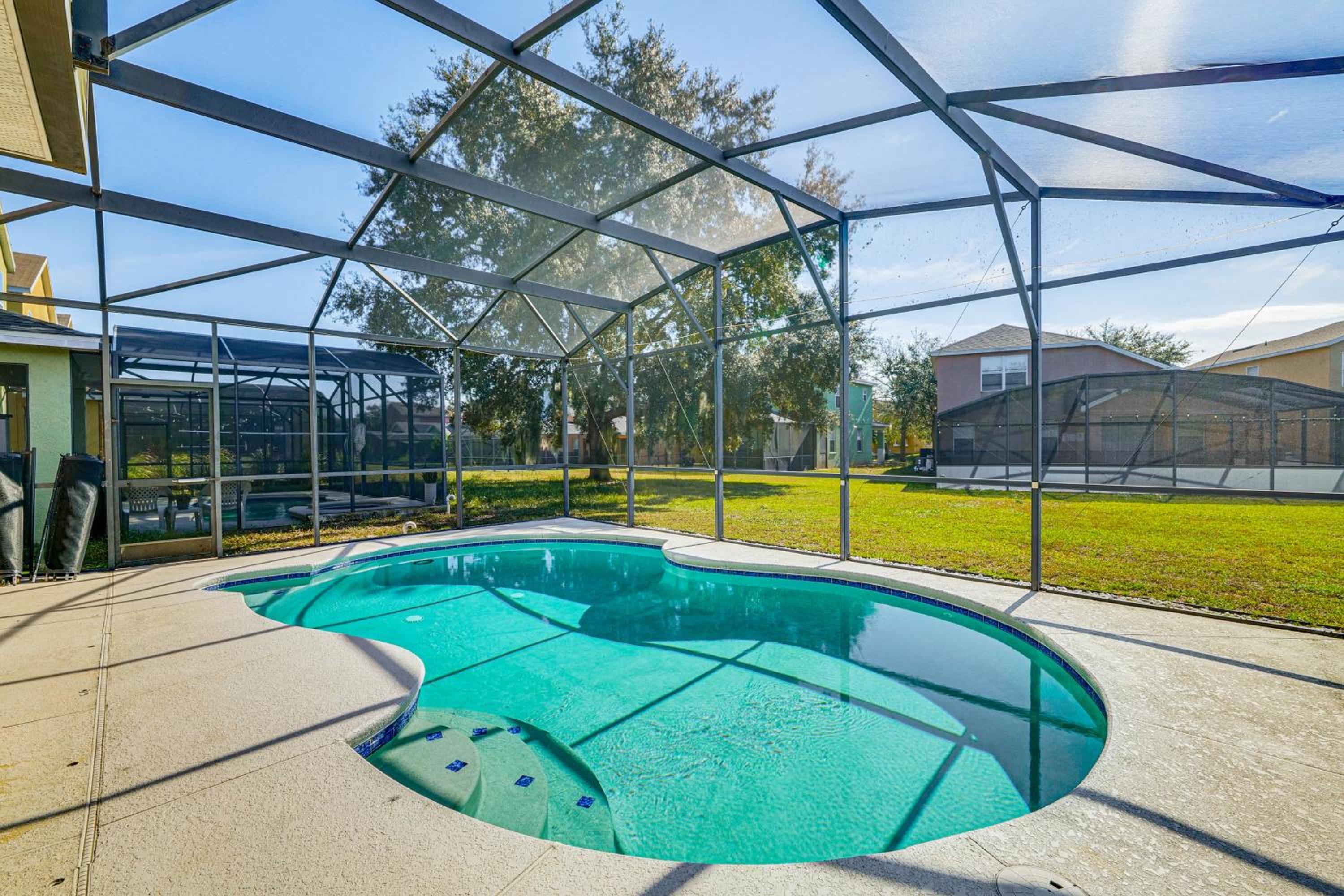 9 Mi to Disney Davenport Home with Pool and Game Room