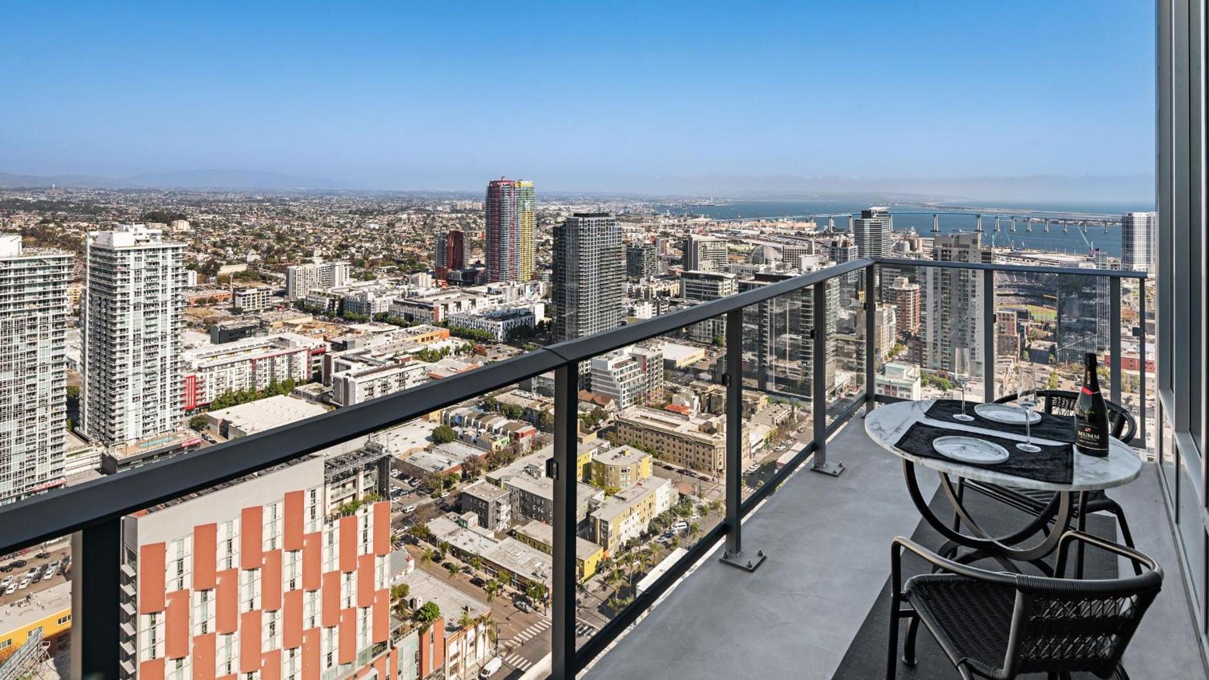 Entire Floor 2BDR w Luxury Amenities Balcony SkyLux Penthouse by AvantStay