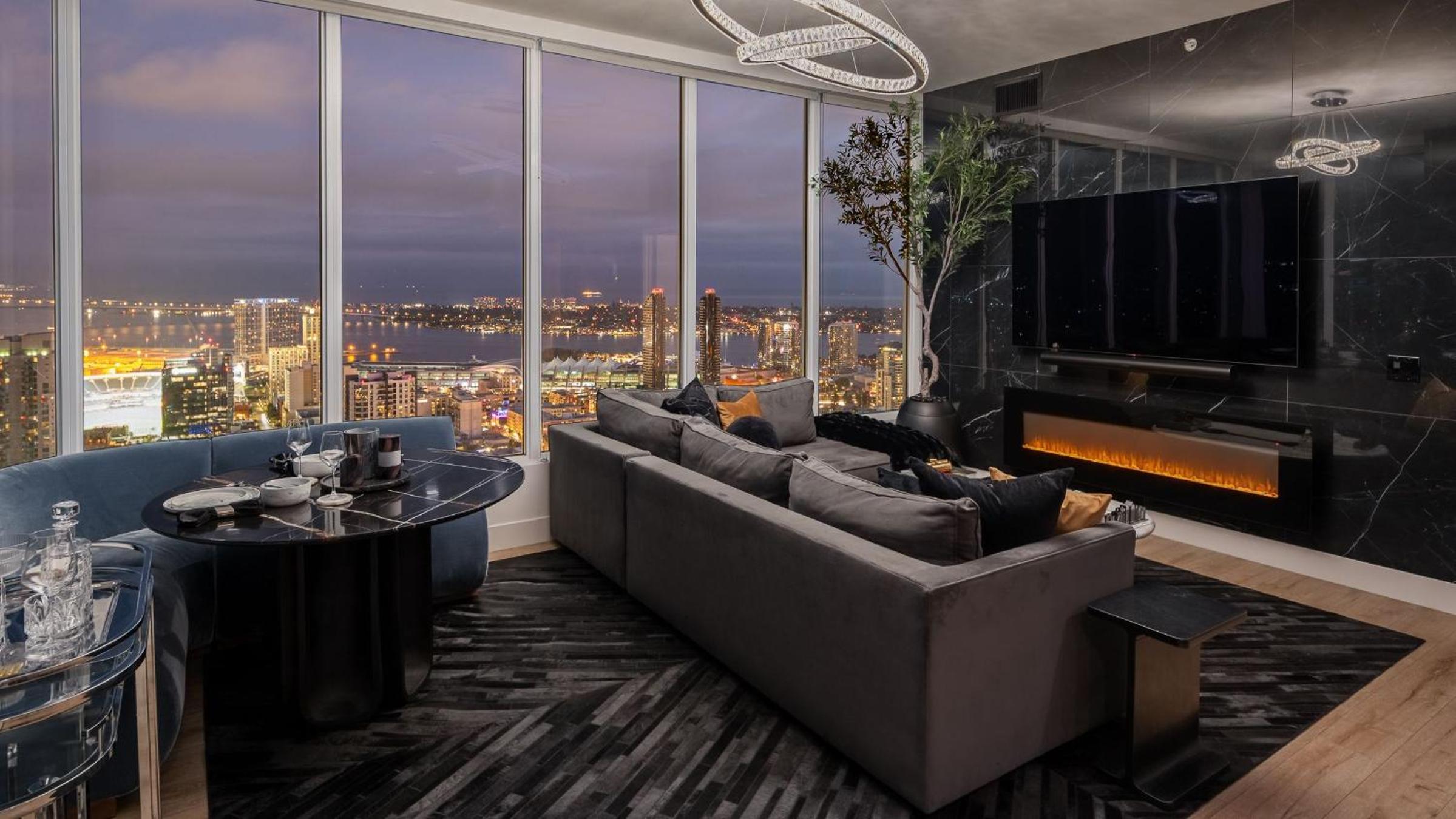 Entire Floor 2BDR w Luxury Amenities Balcony SkyLux Penthouse by AvantStay