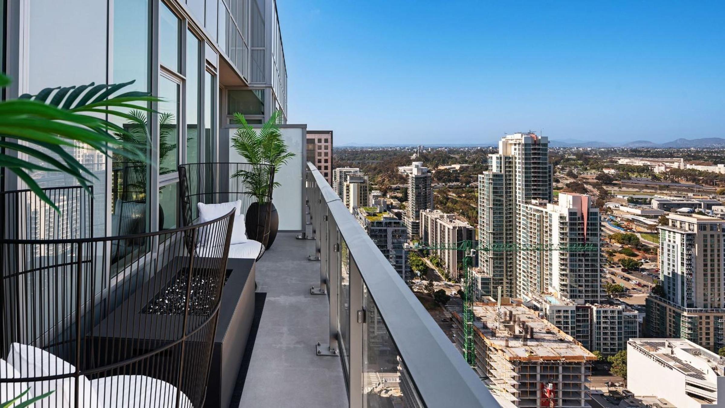 Entire Floor 2BDR w Luxury Amenities Balcony SkyLux Penthouse by AvantStay