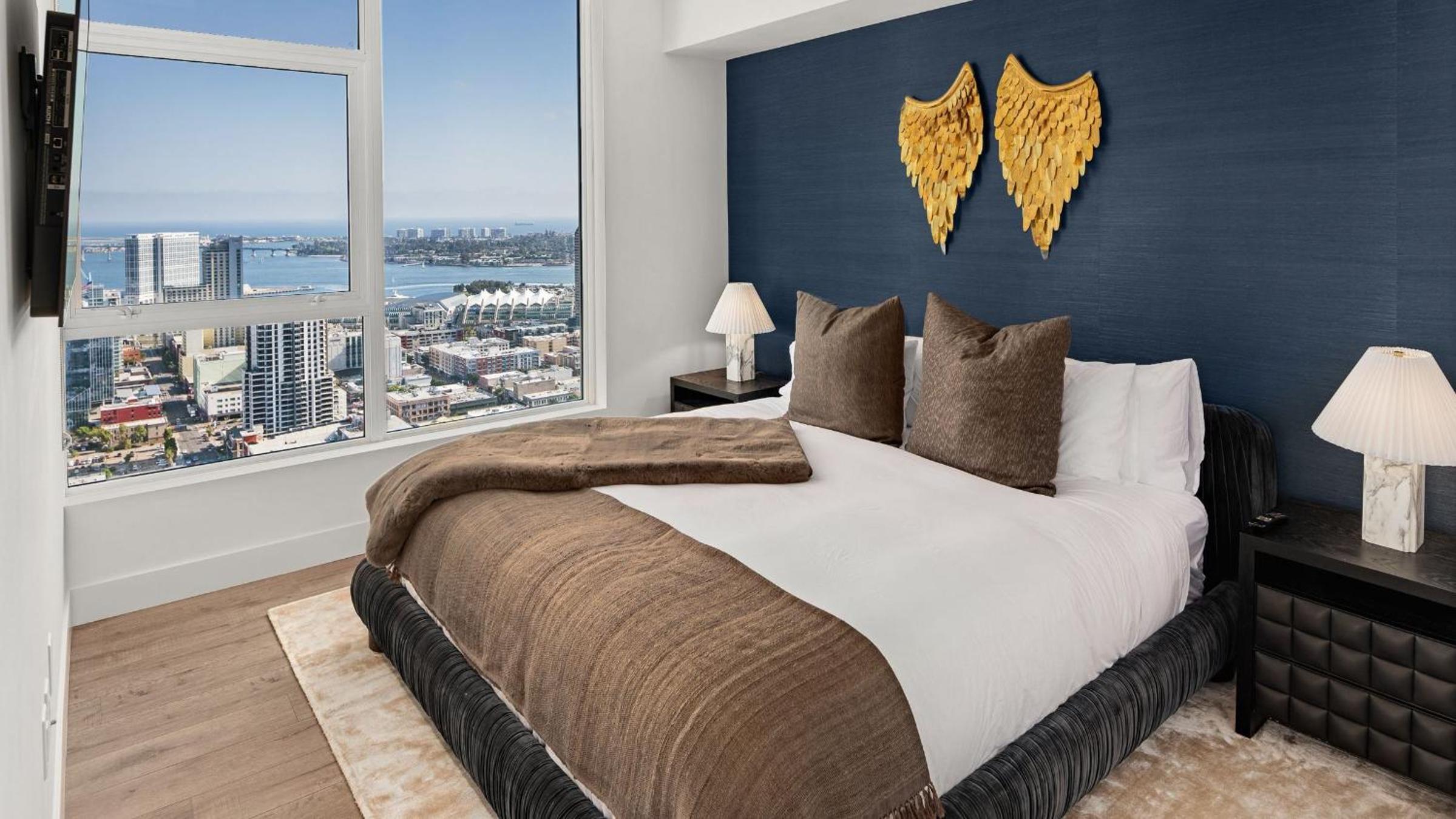 Entire Floor 2BDR w Luxury Amenities Balcony SkyLux Penthouse by AvantStay