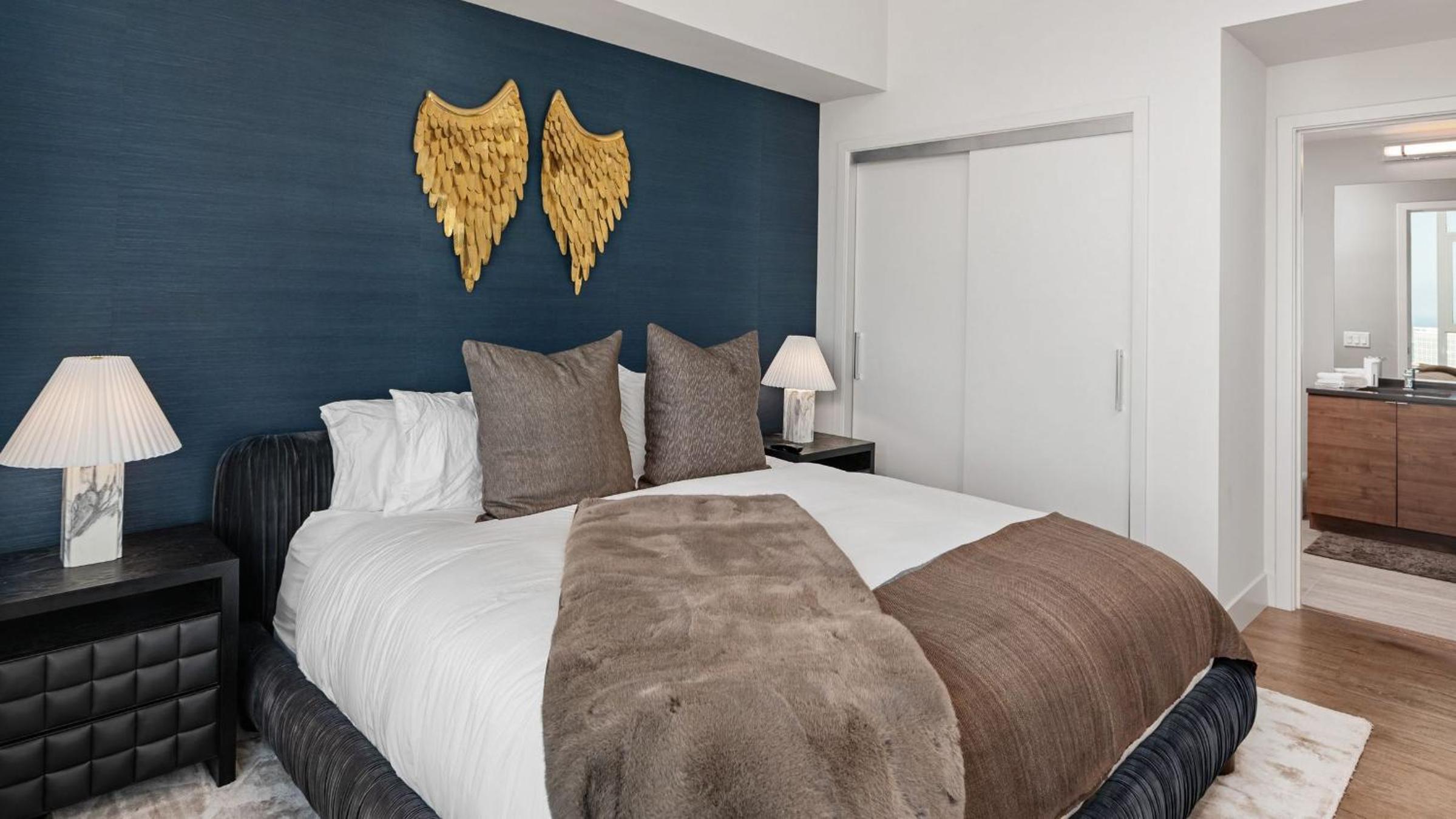 Entire Floor 2BDR w Luxury Amenities Balcony SkyLux Penthouse by AvantStay