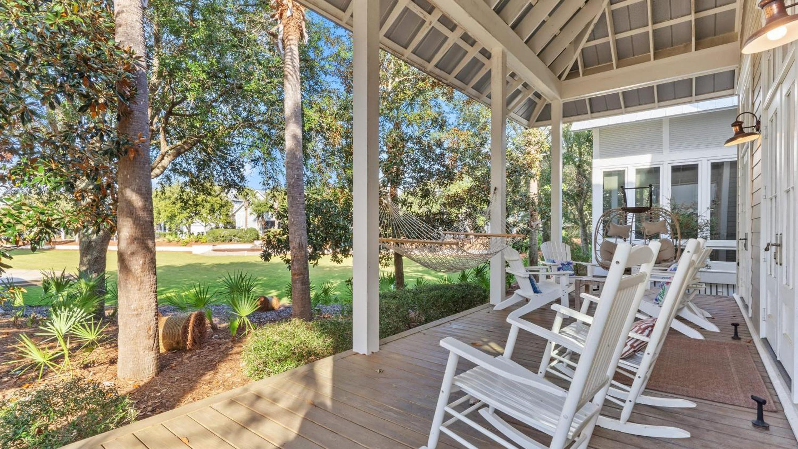 30A Retreat Near Gulf Place w Porch Hammock Bikes to Rent Always Be Summer by AvantStay