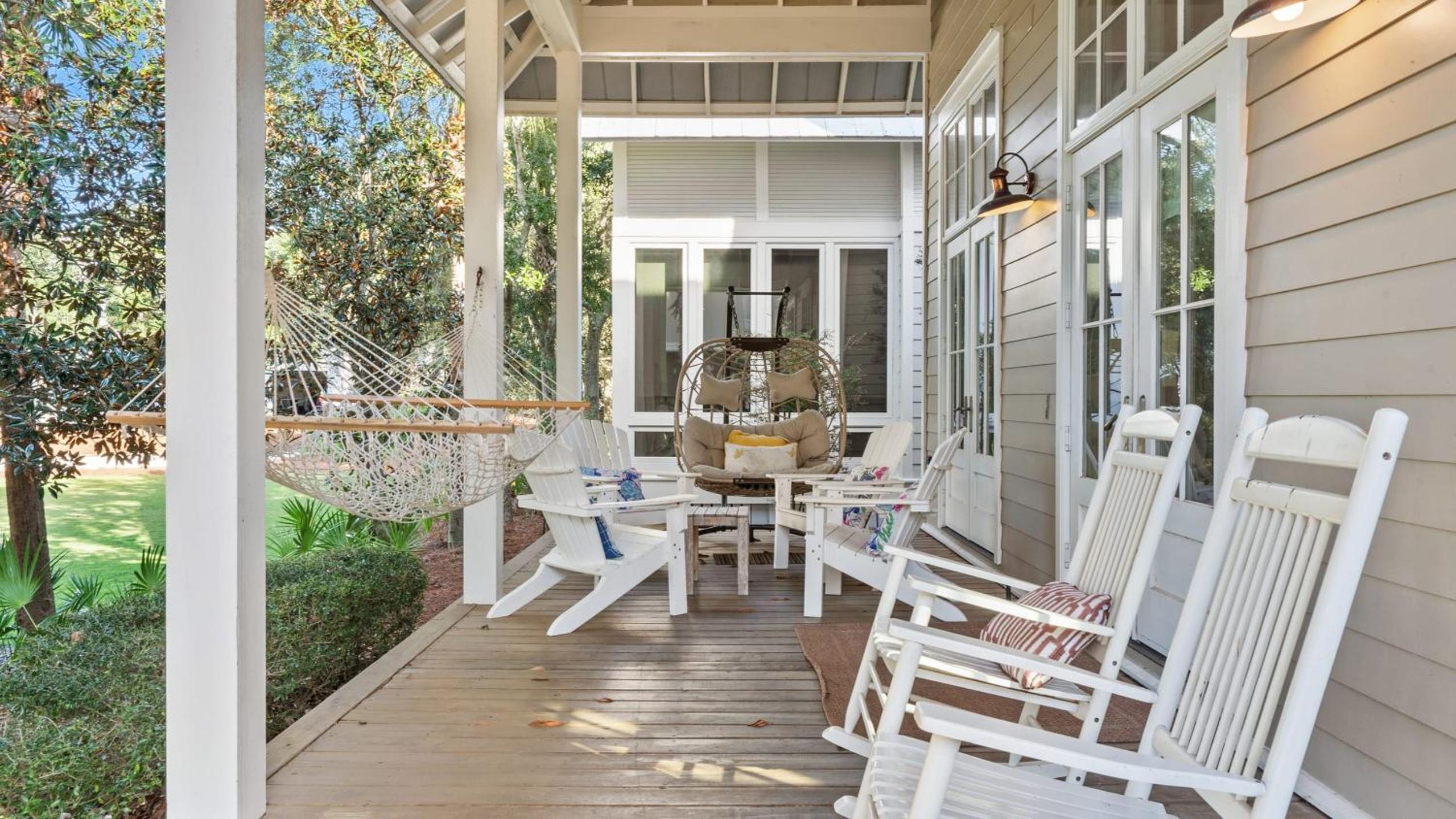 30A Retreat Near Gulf Place w Porch Hammock Bikes to Rent Always Be Summer by AvantStay