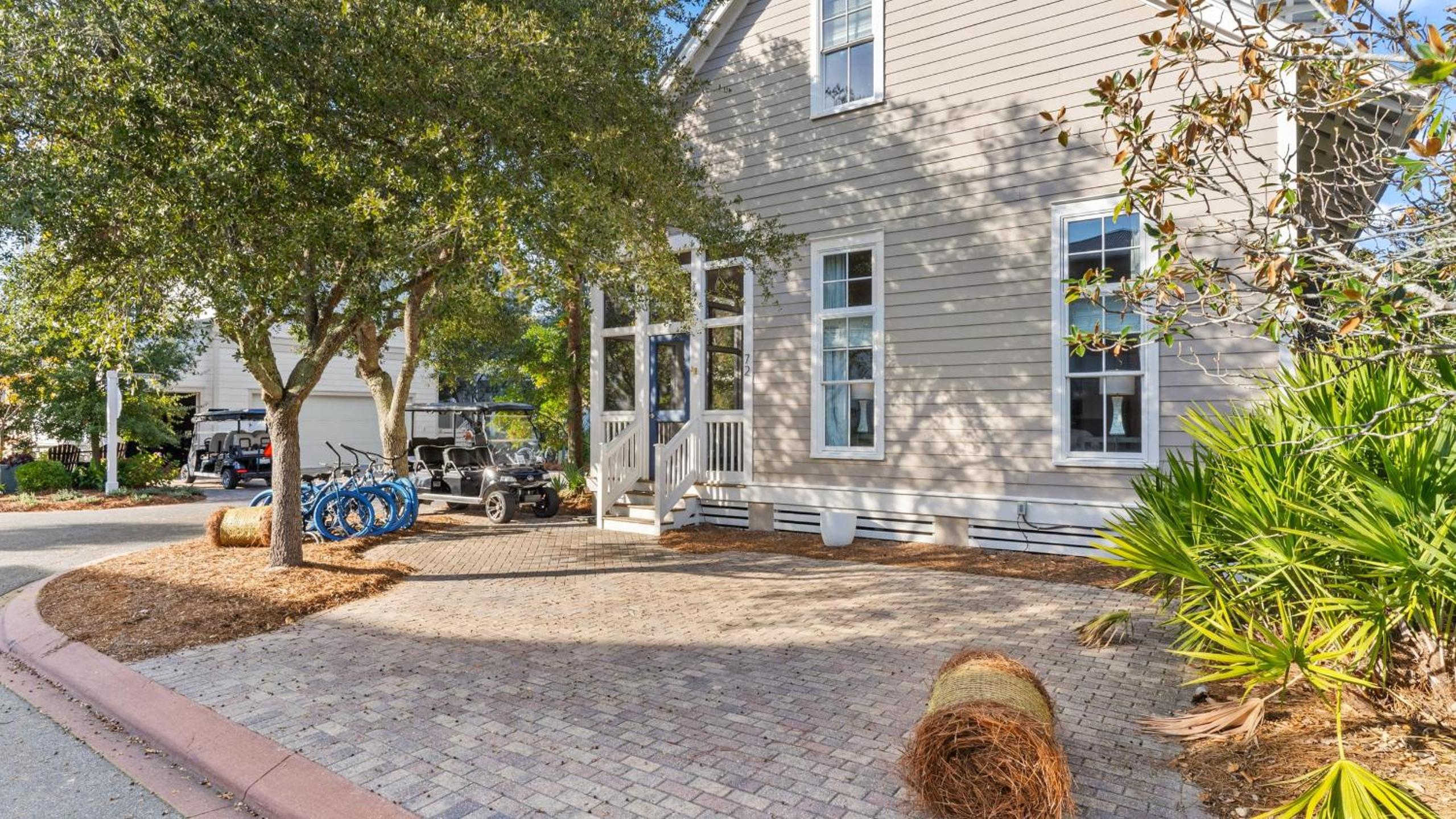 30A Retreat Near Gulf Place w Porch Hammock Bikes to Rent Always Be Summer by AvantStay