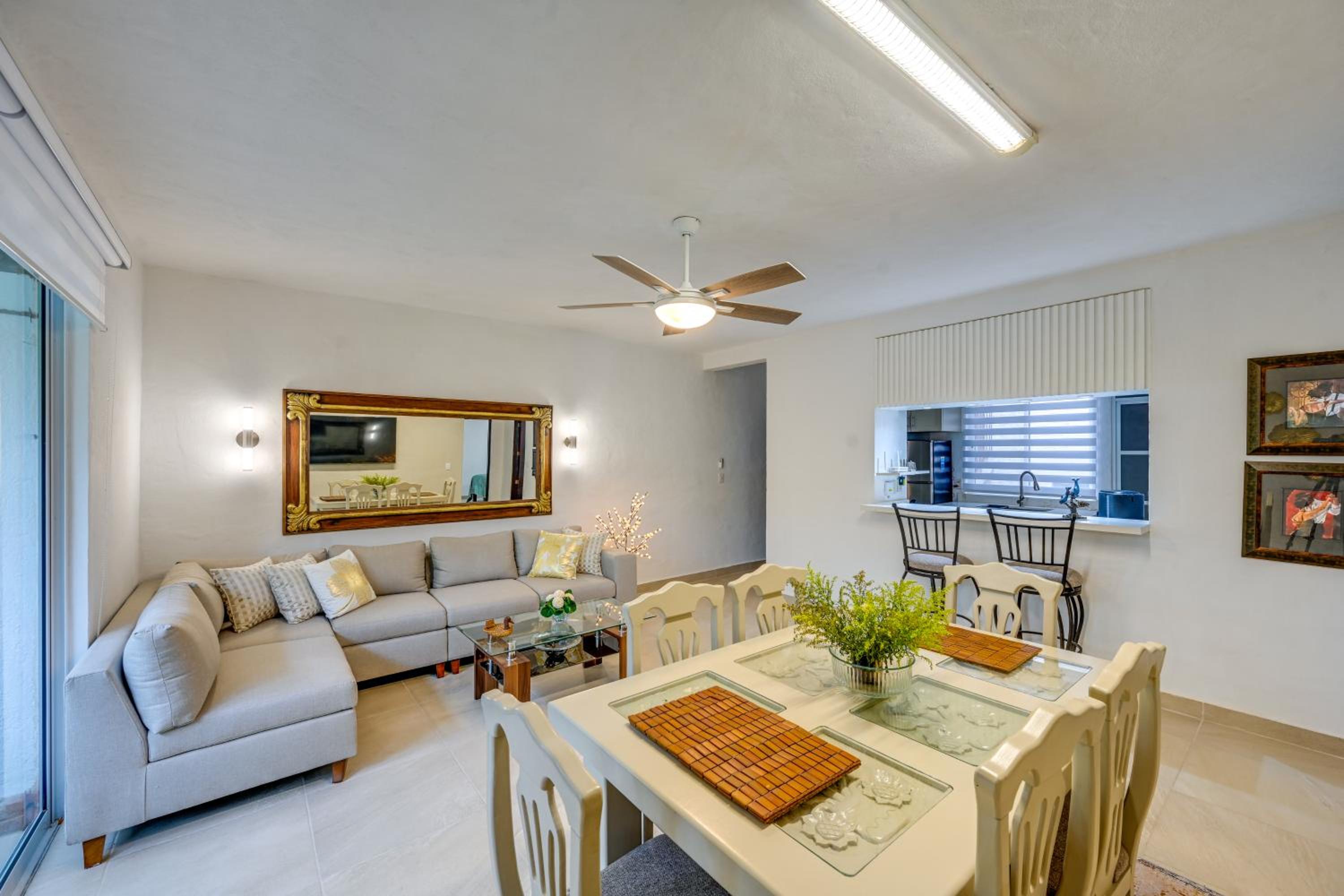 1 Block to Playa Los Tules, Pool Access! Lush Unit