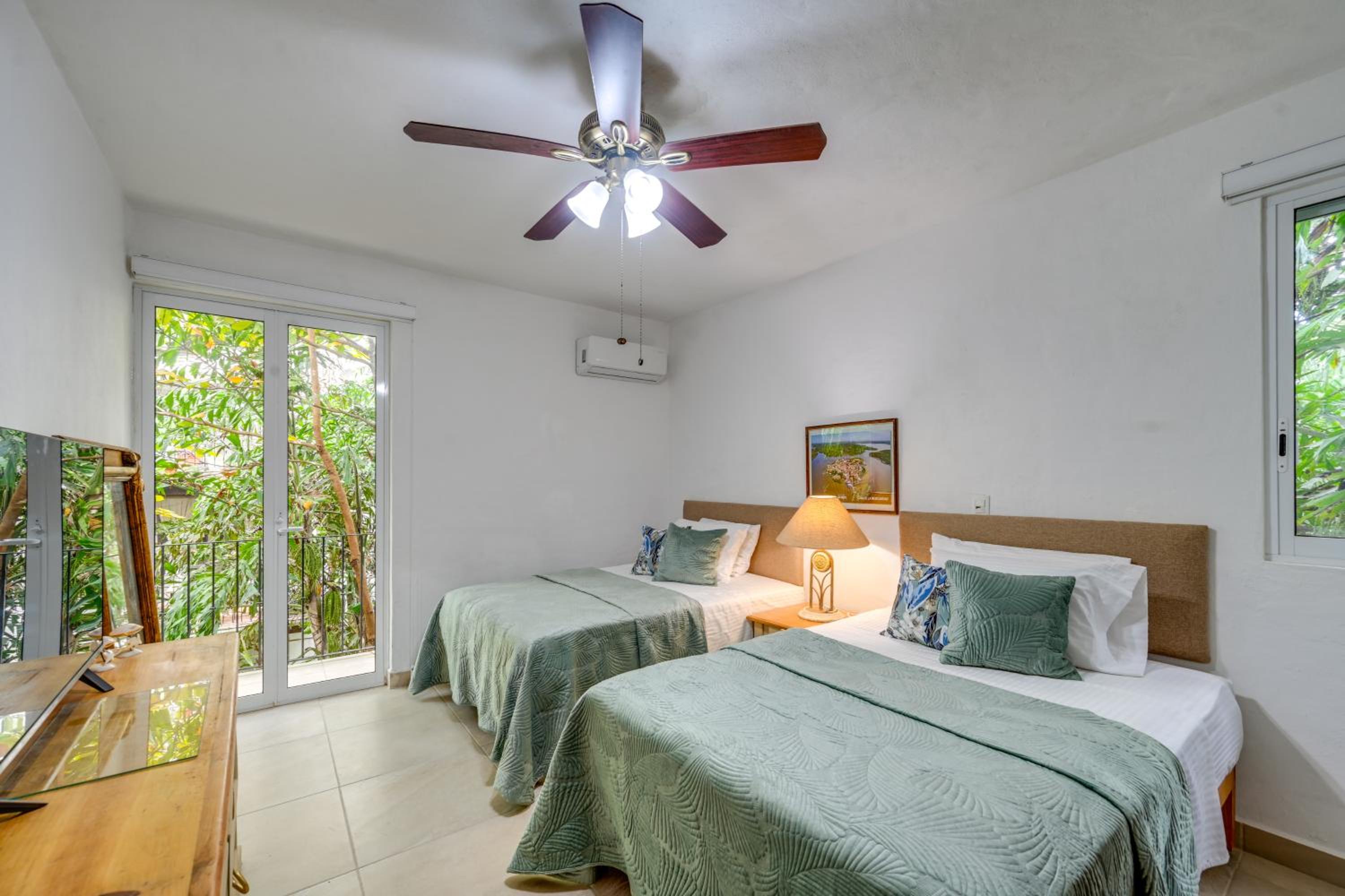 1 Block to Playa Los Tules, Pool Access! Lush Unit