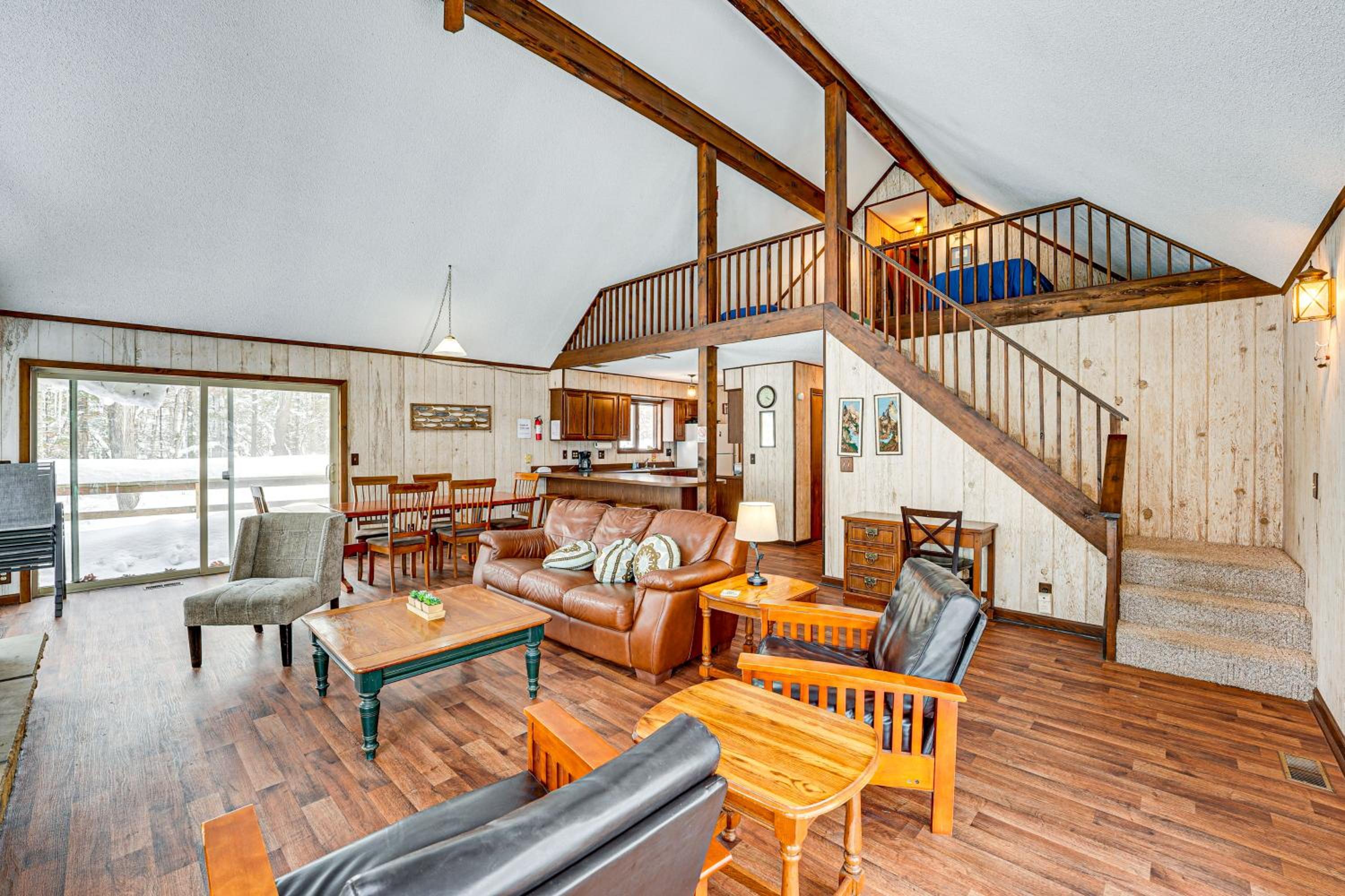 Pere Marquette Riverfront Cabin with Fishing Access