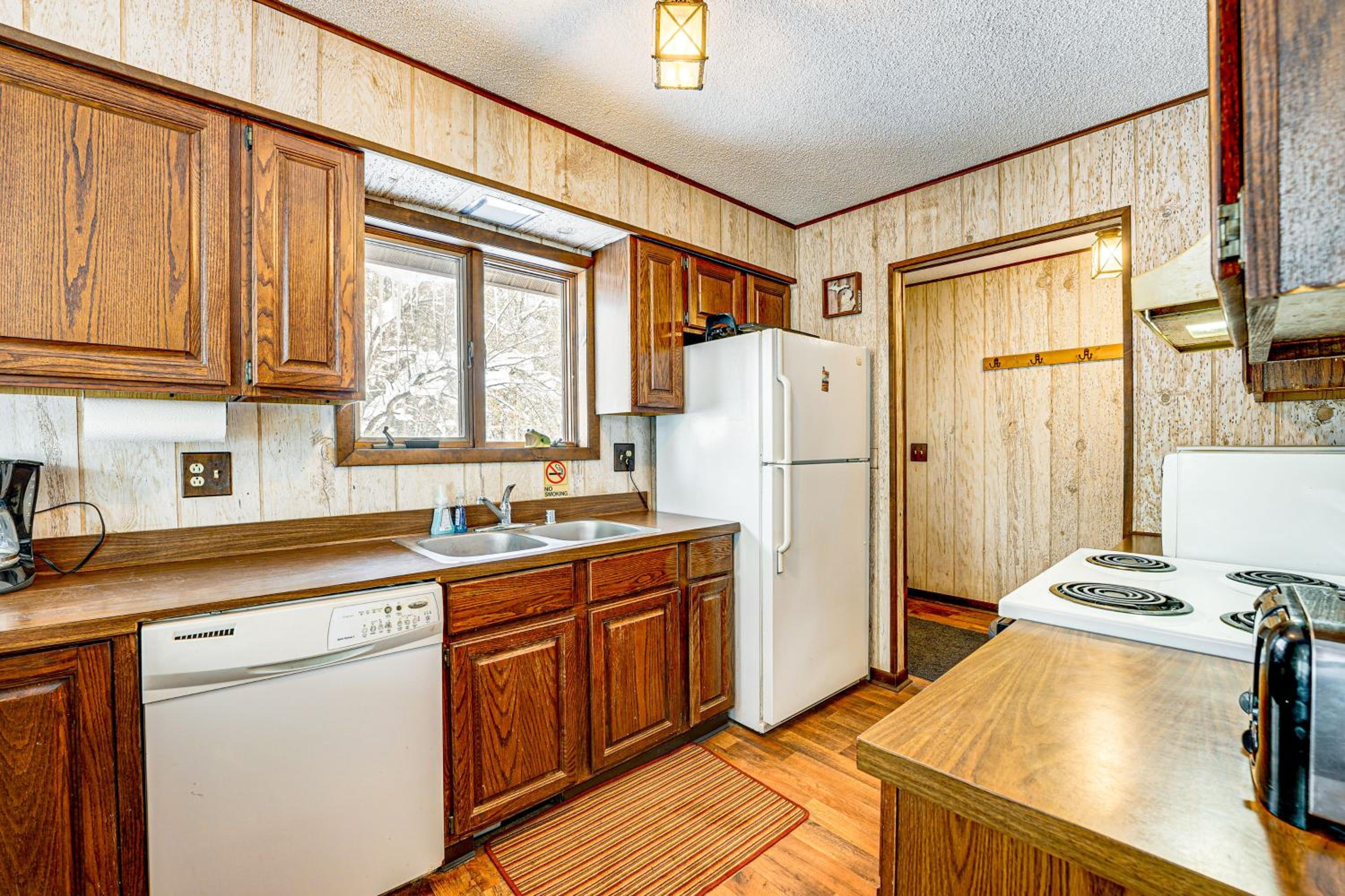 Pere Marquette Riverfront Cabin with Fishing Access