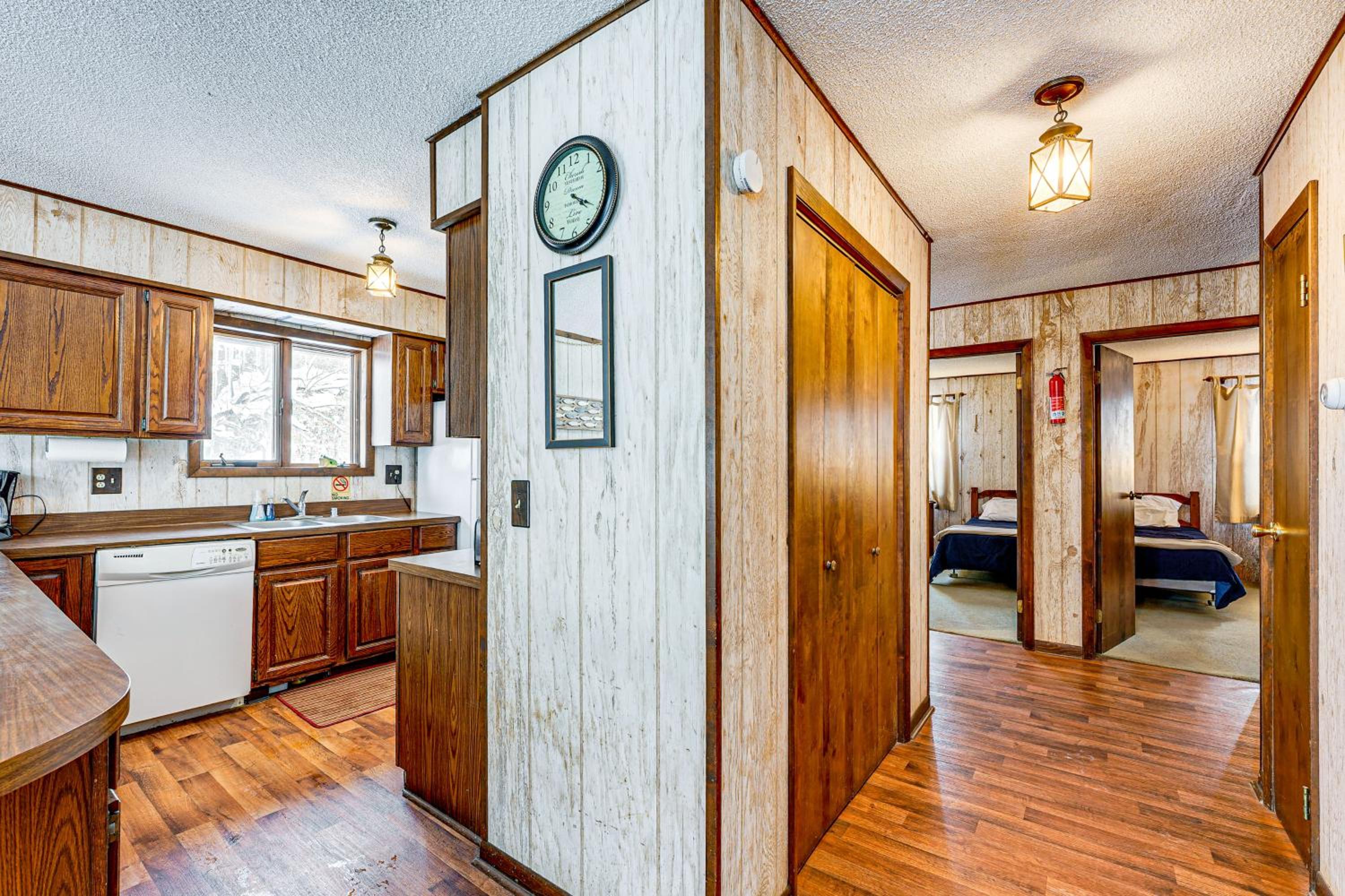 Pere Marquette Riverfront Cabin with Fishing Access