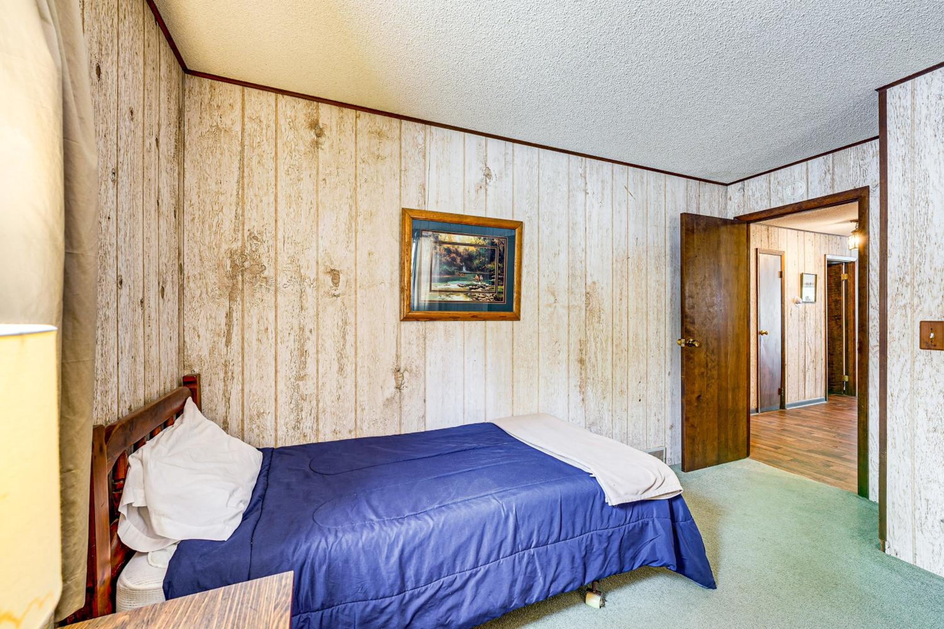 Pere Marquette Riverfront Cabin with Fishing Access