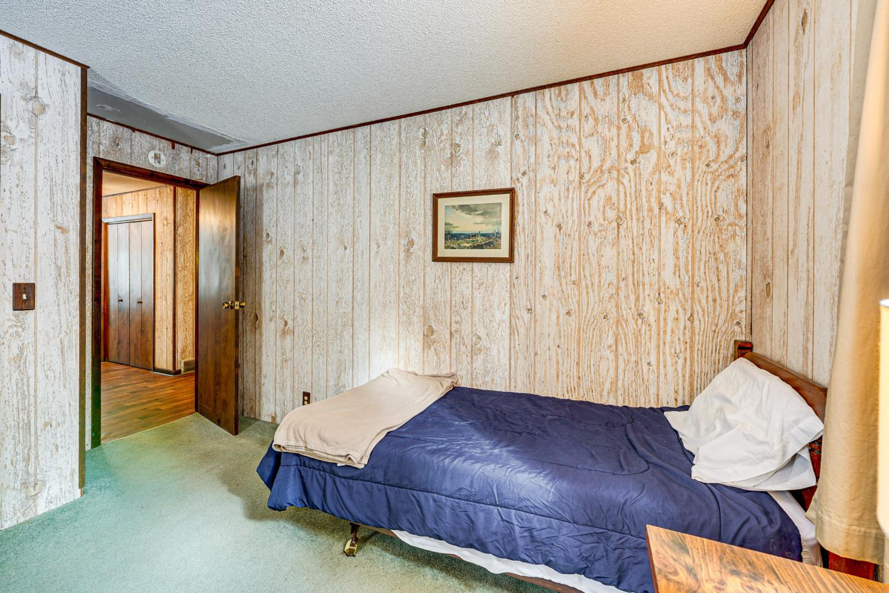 Pere Marquette Riverfront Cabin with Fishing Access