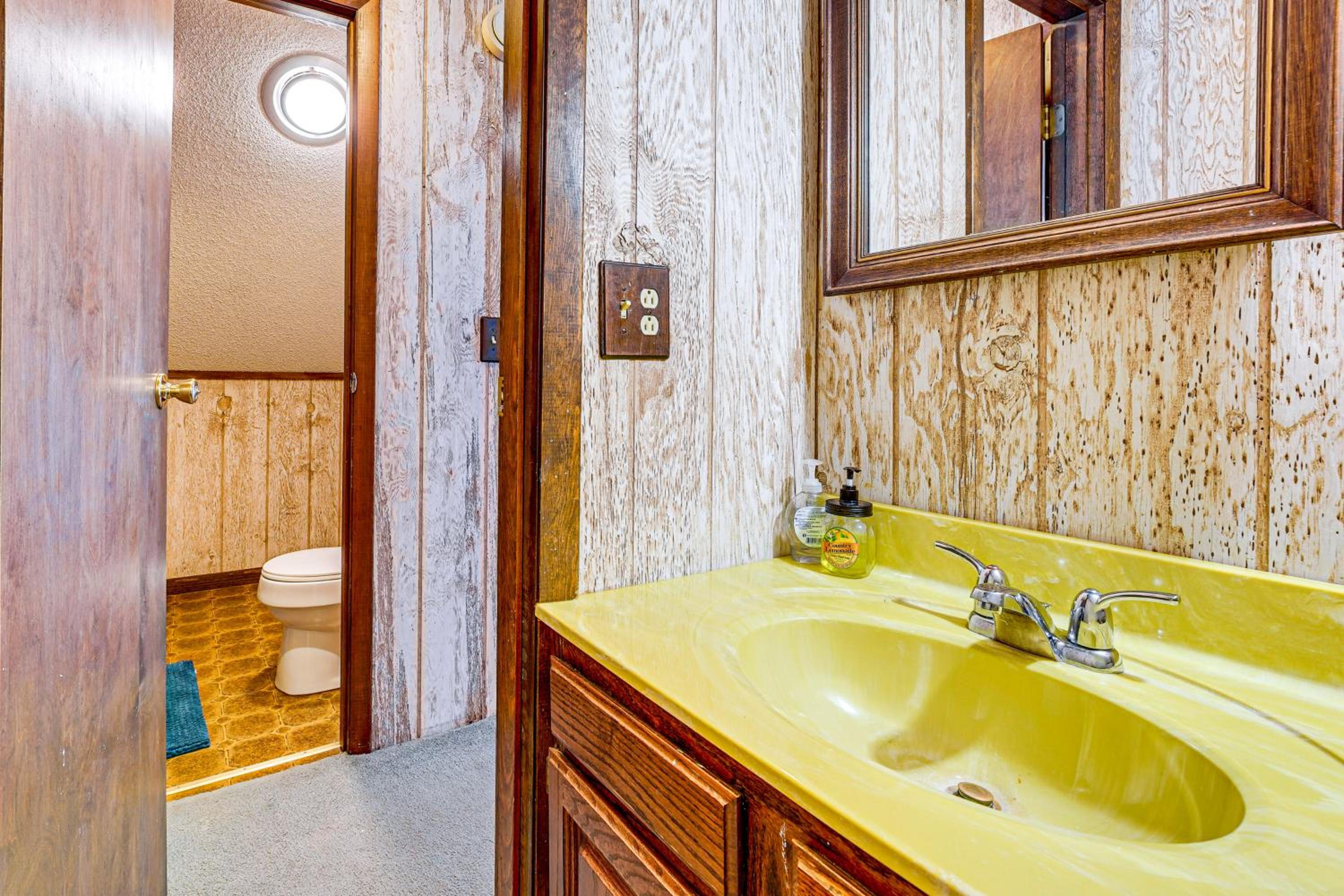 Pere Marquette Riverfront Cabin with Fishing Access