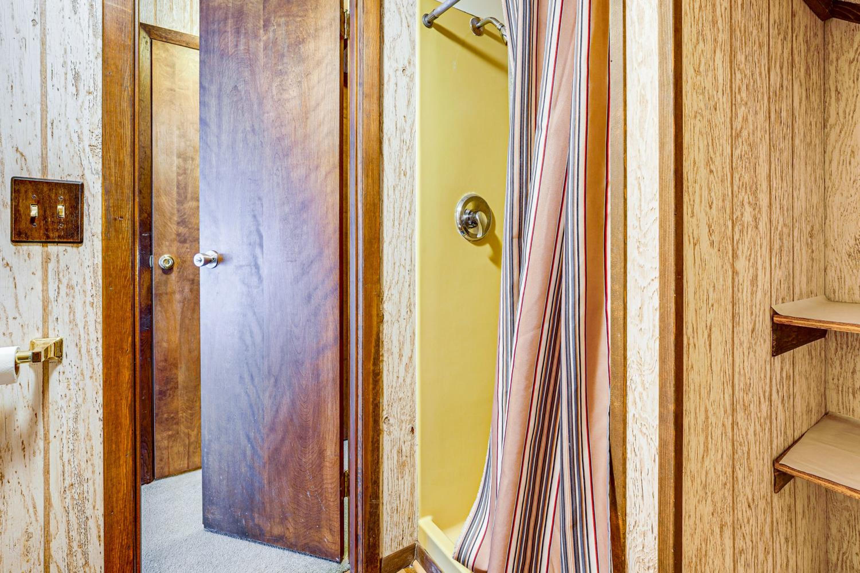 Pere Marquette Riverfront Cabin with Fishing Access