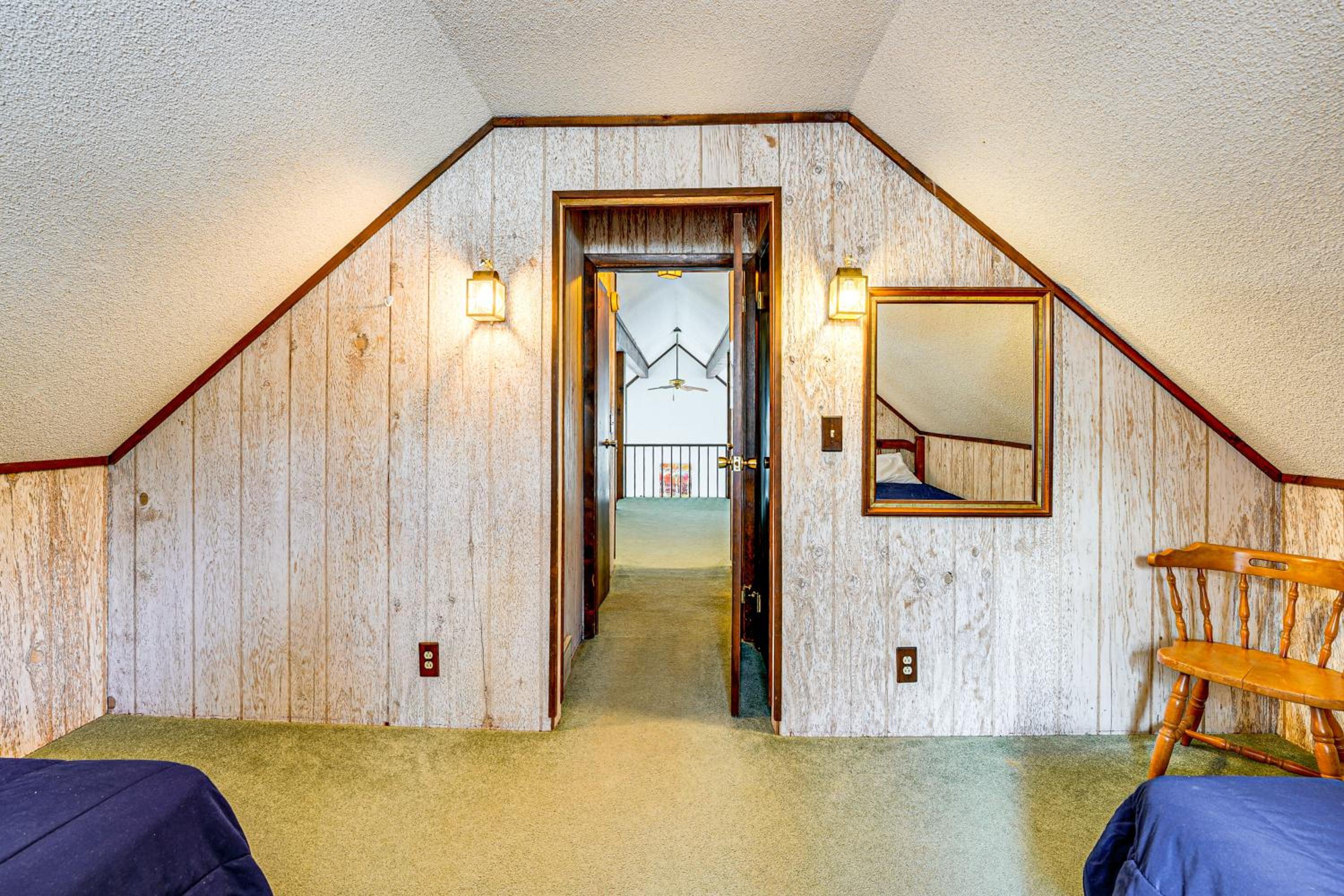 Pere Marquette Riverfront Cabin with Fishing Access