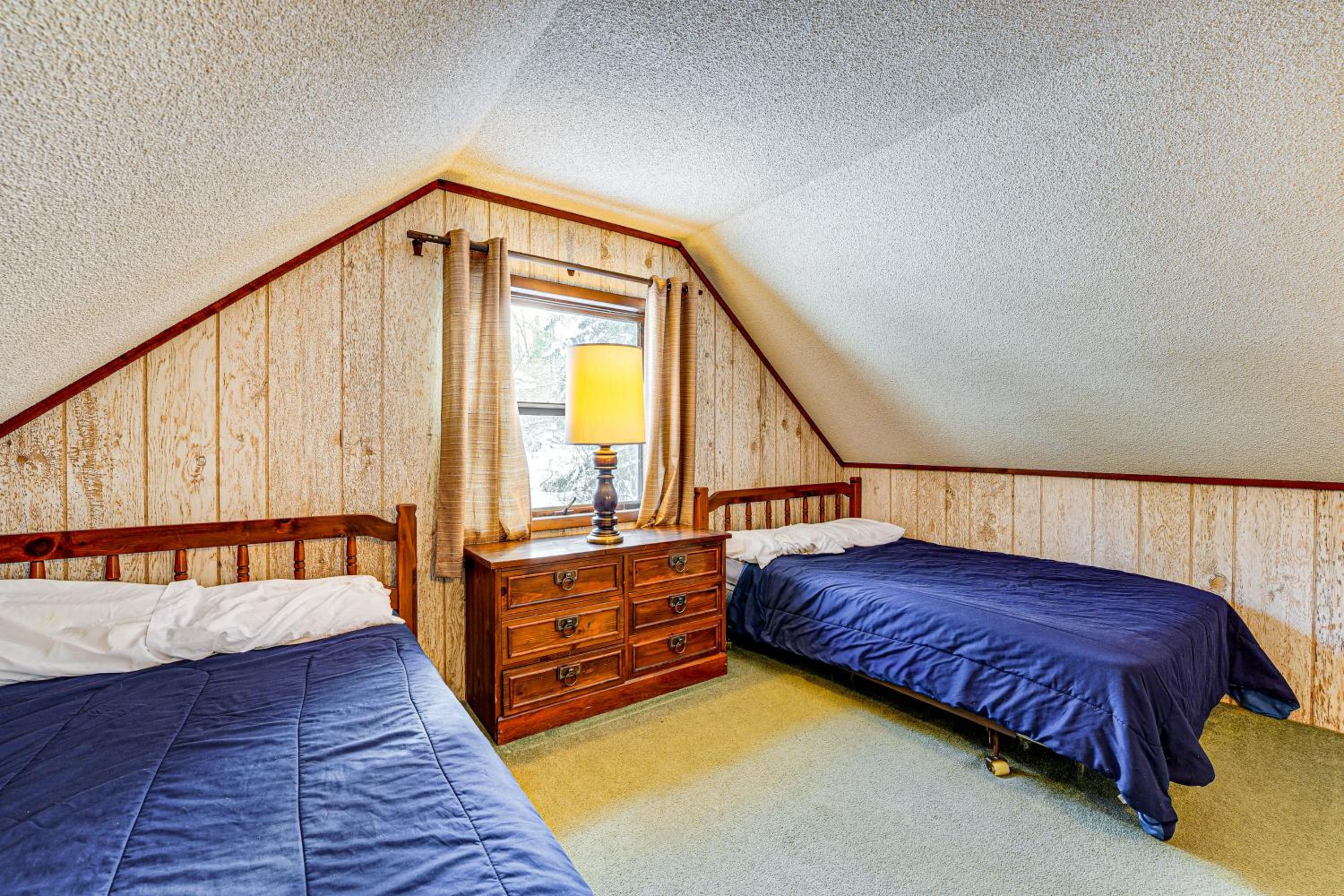 Pere Marquette Riverfront Cabin with Fishing Access