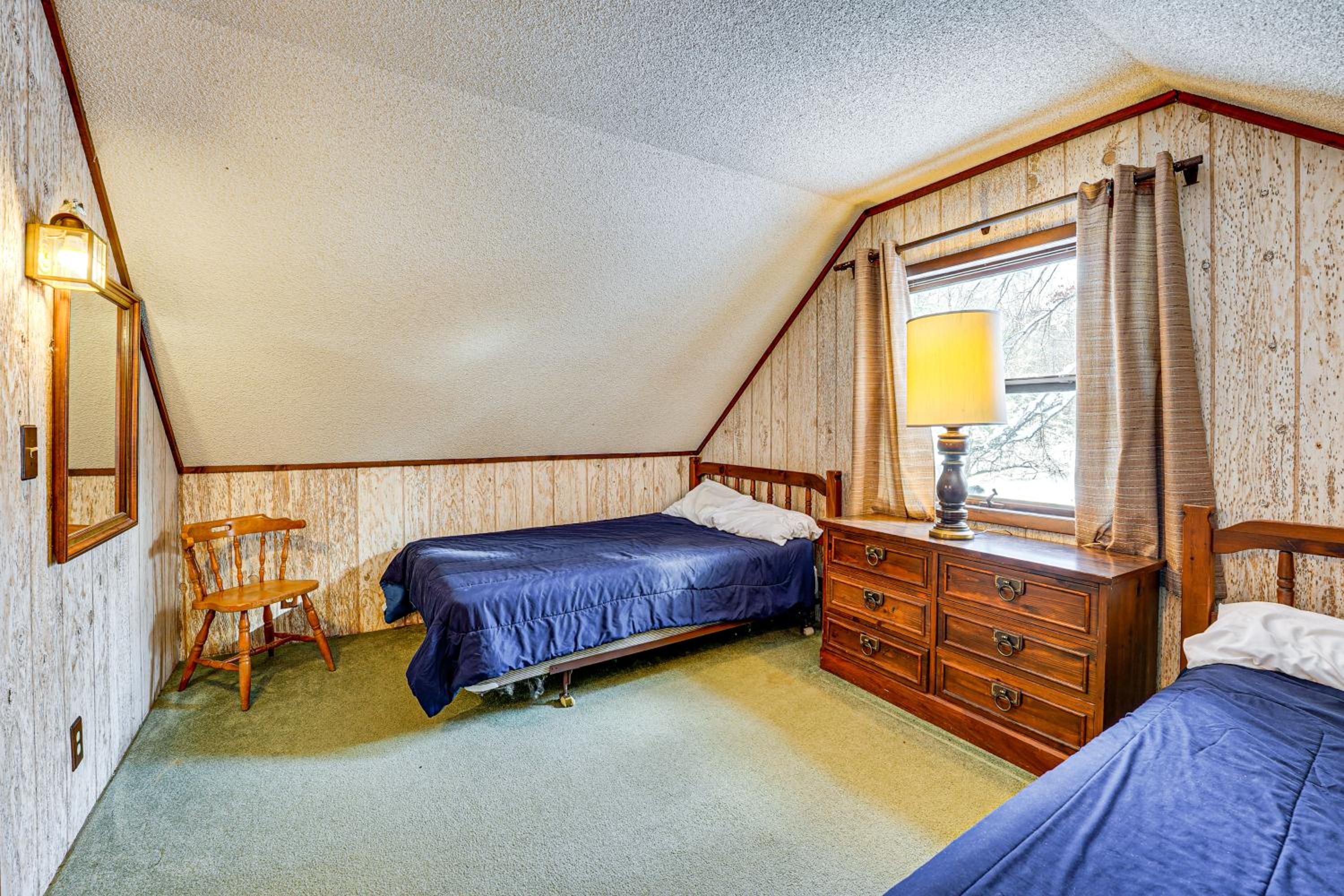 Pere Marquette Riverfront Cabin with Fishing Access