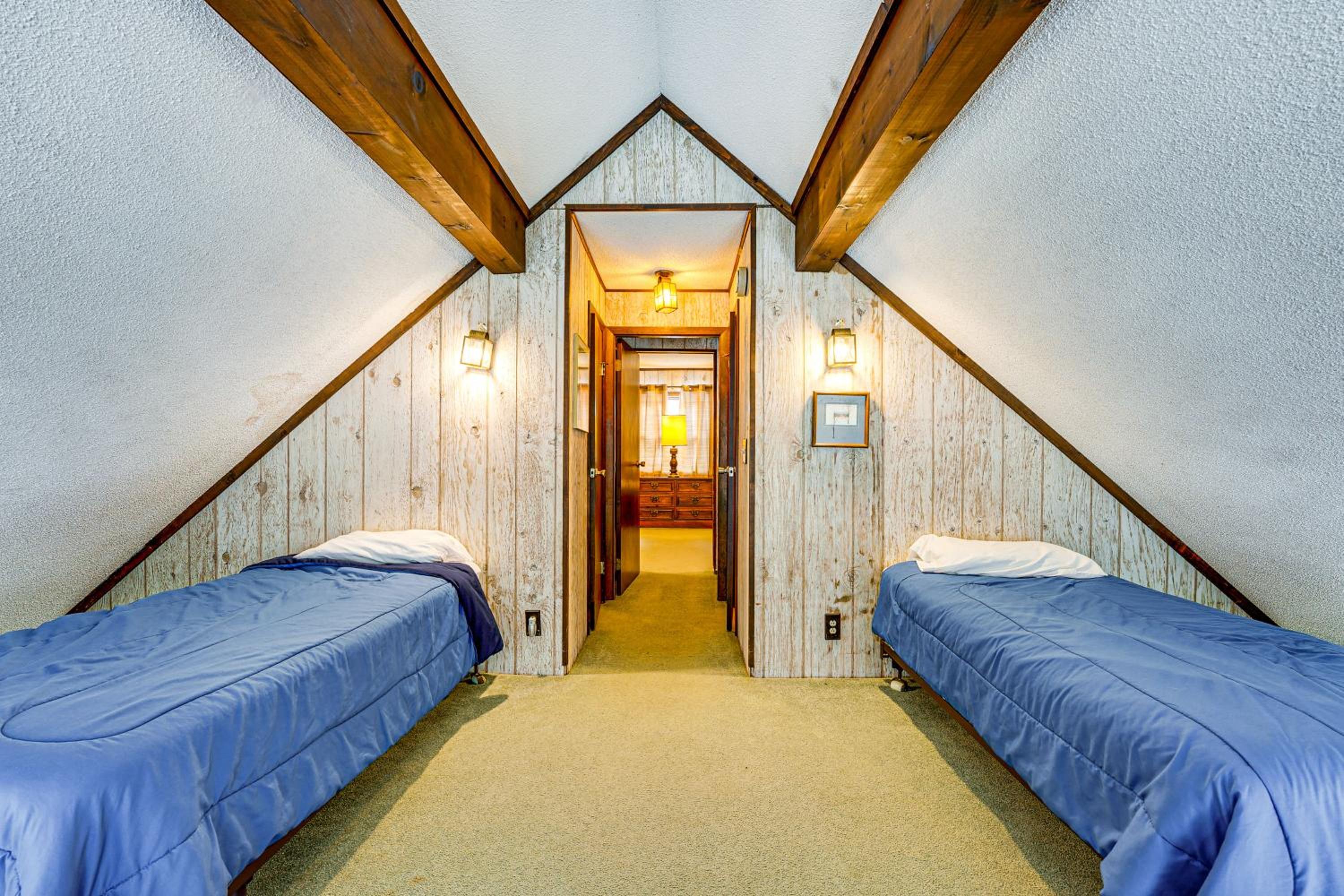 Pere Marquette Riverfront Cabin with Fishing Access