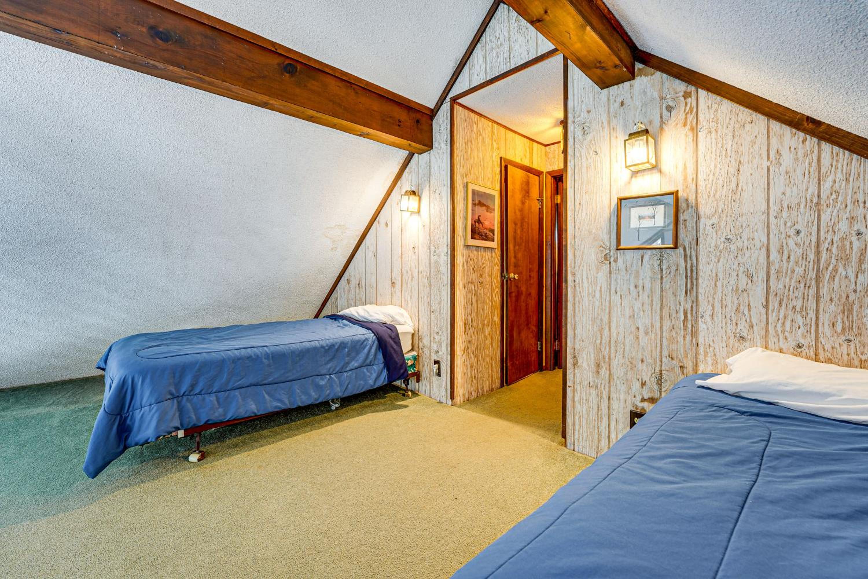 Pere Marquette Riverfront Cabin with Fishing Access