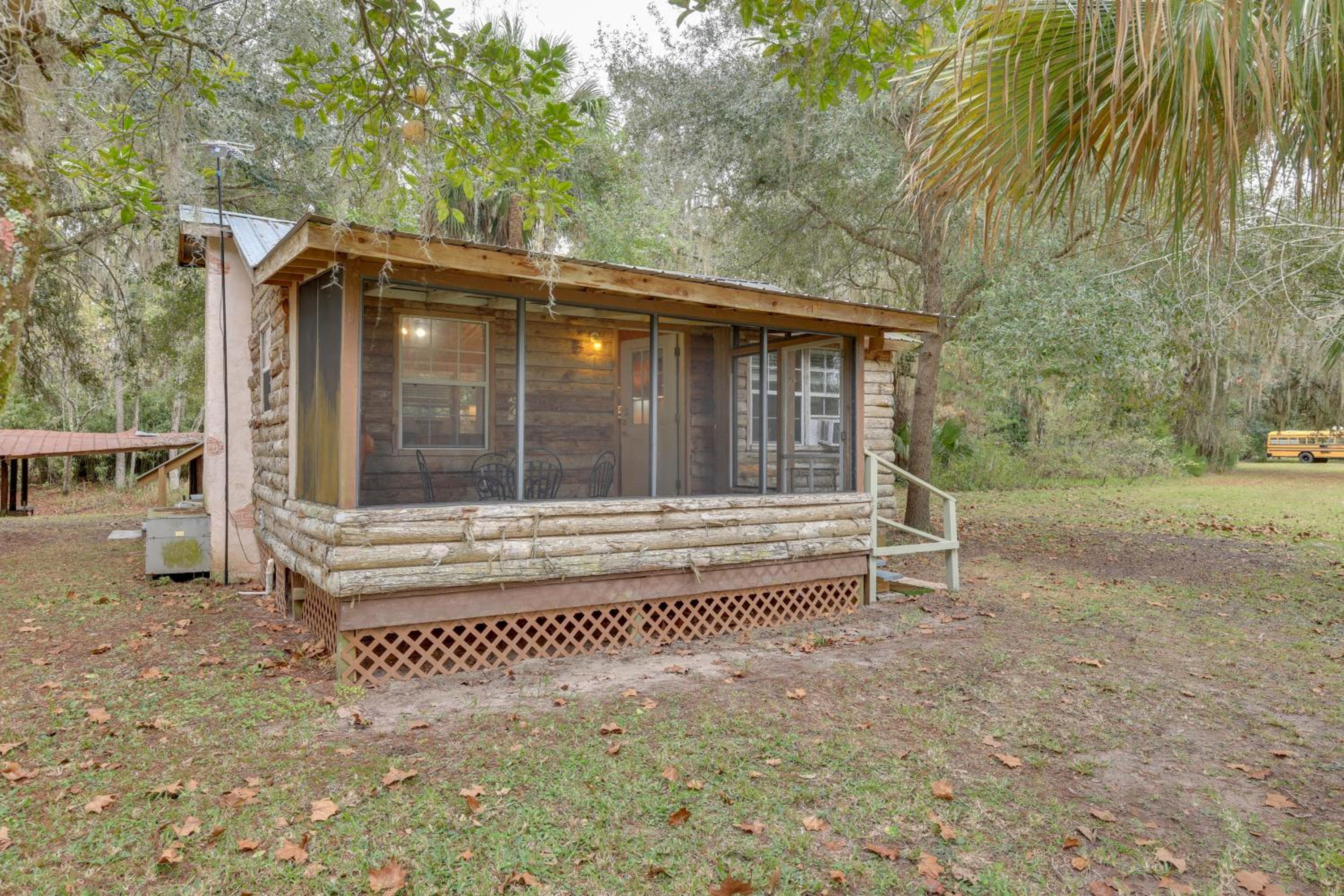 Fish, Boat and Explore Cross Creek Cabin with Dock!