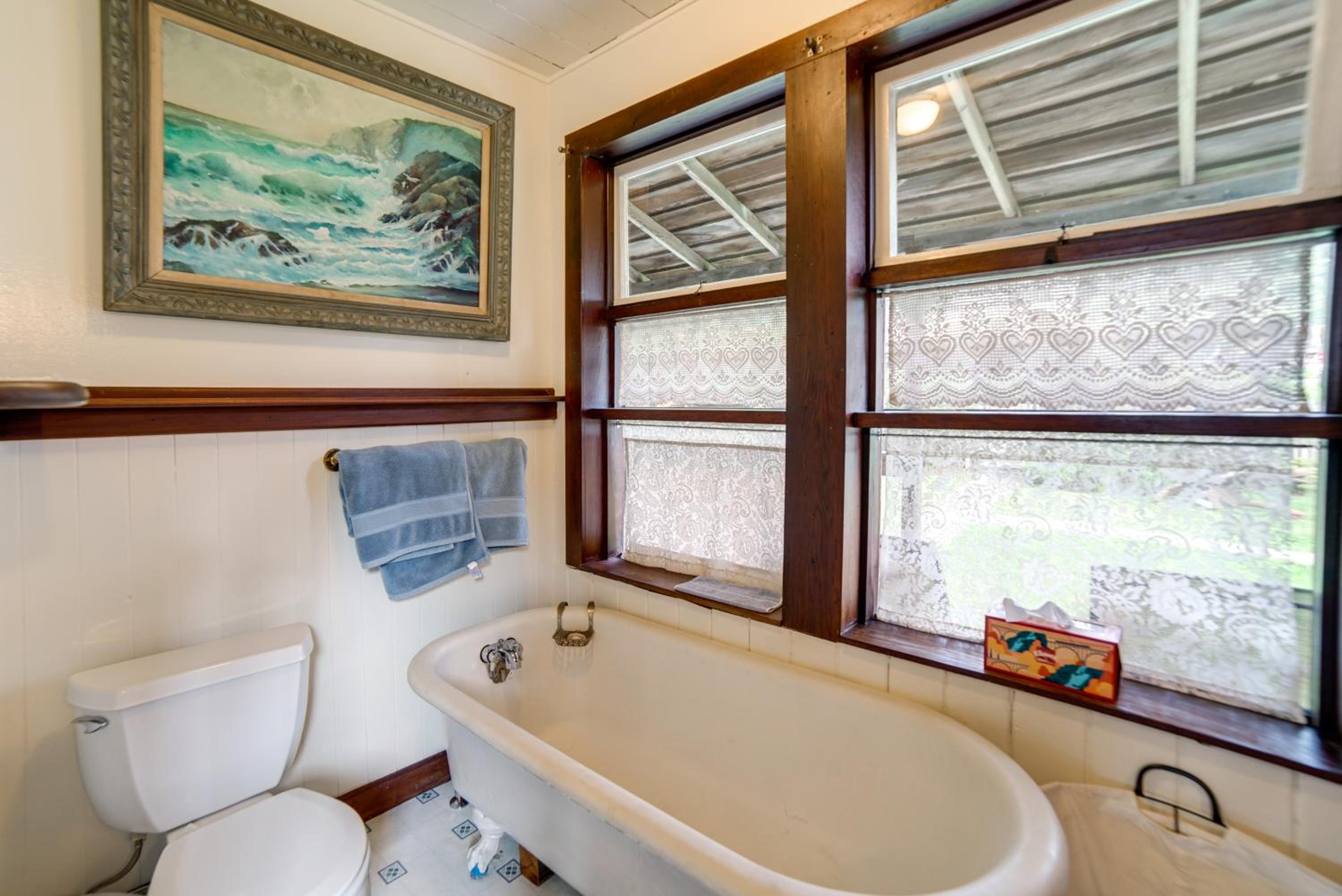 Rustic Oceanfront Mendocino Coast Cottage with Deck!
