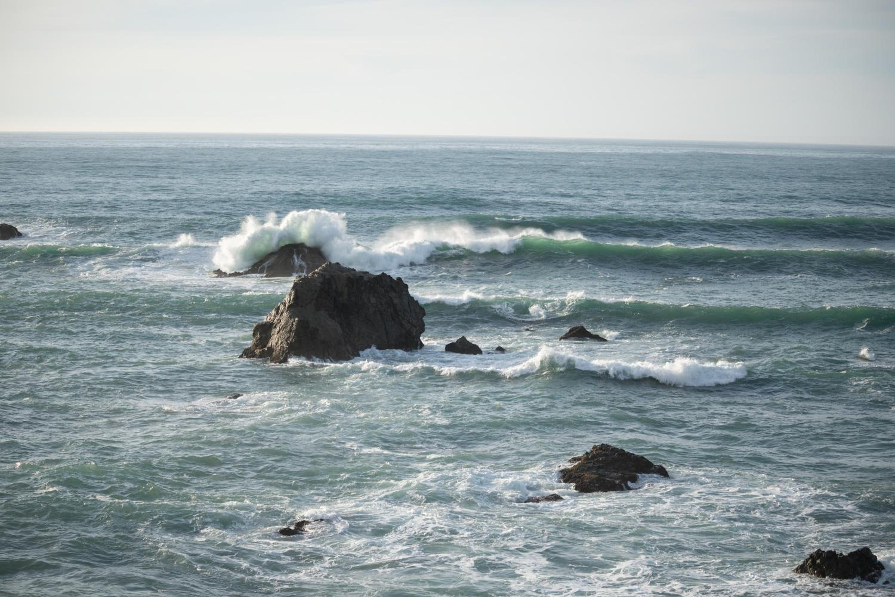 Rustic Oceanfront Mendocino Coast Cottage with Deck!