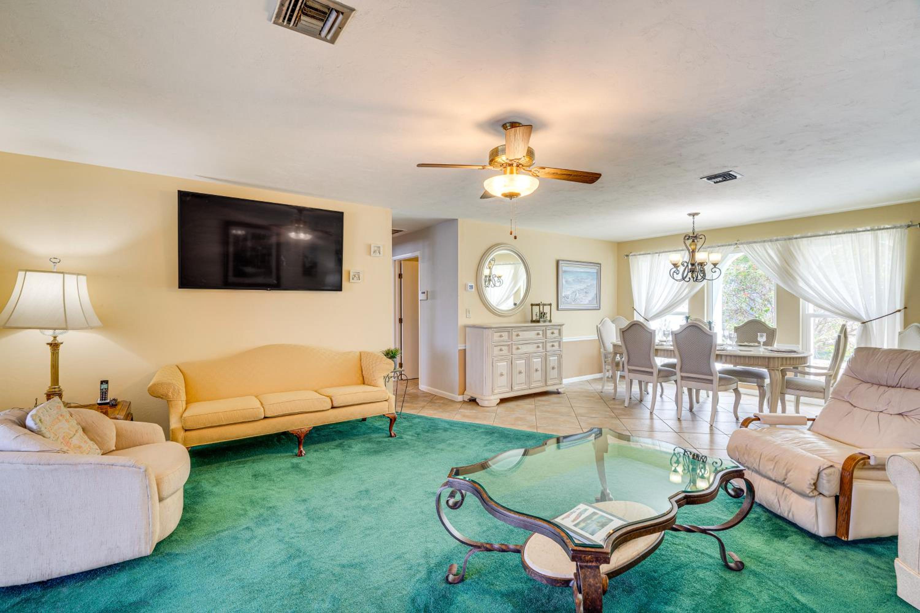Waterfront Cape Coral Gem with Lanai, Pool and Dock!