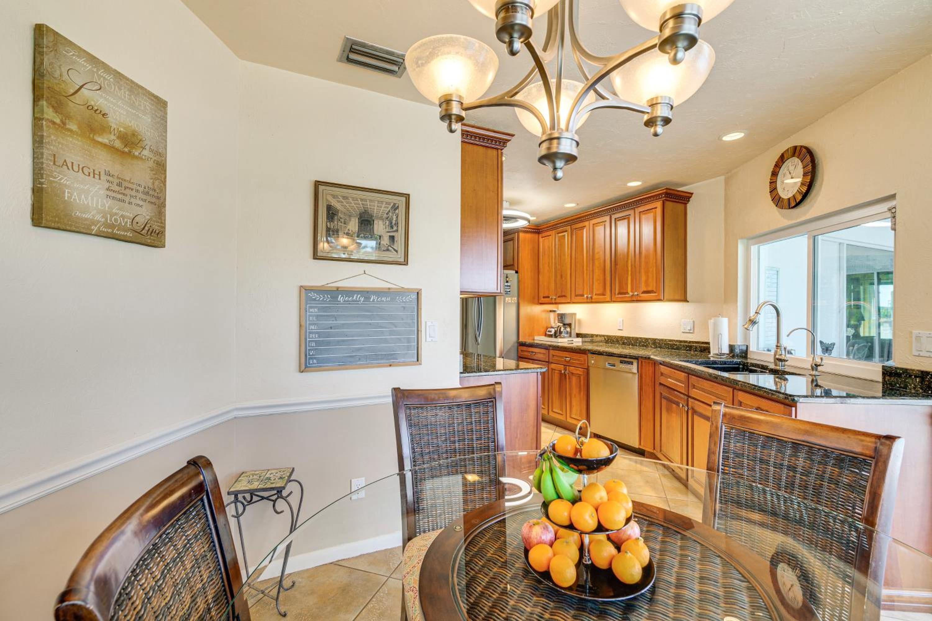 Waterfront Cape Coral Gem with Lanai, Pool and Dock!