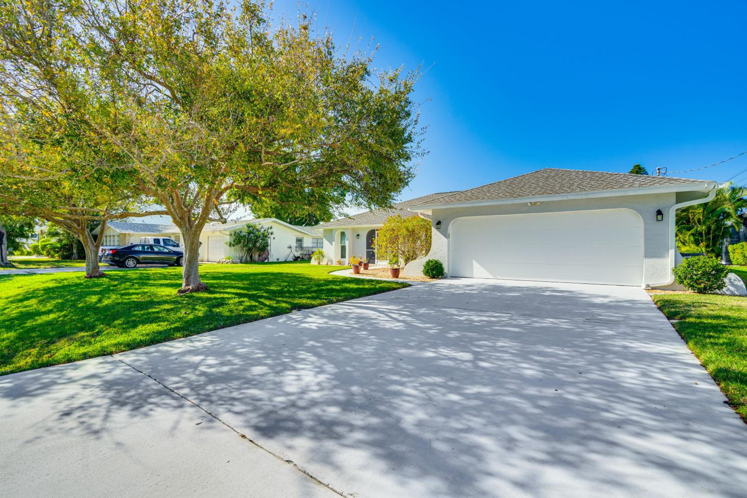 Waterfront Cape Coral Gem with Lanai, Pool and Dock!