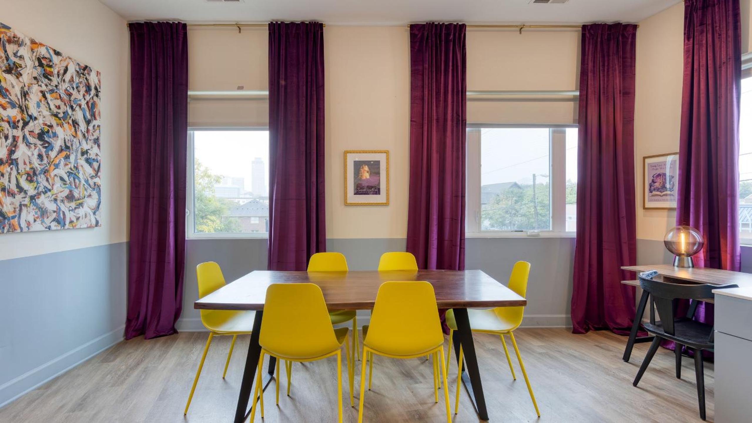 Sleeps 44 4 themed lofts w skyline balconies neon backdrops glam kitchens—perfect for Nashville group stays The Swift Retreat by AvantStay