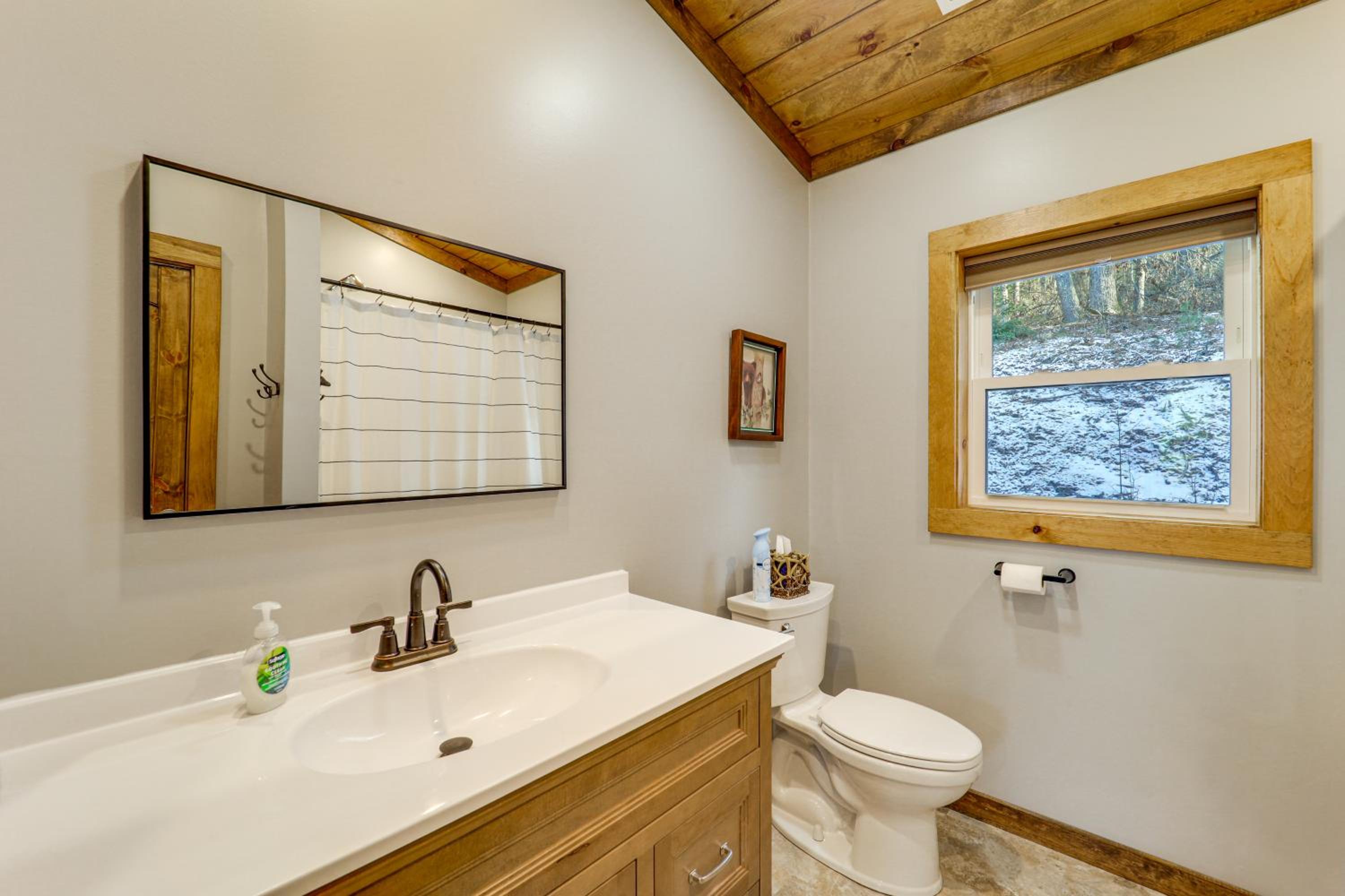 1 Mi to Watauga Lake! Modern and Rustic Mtn Hideaway