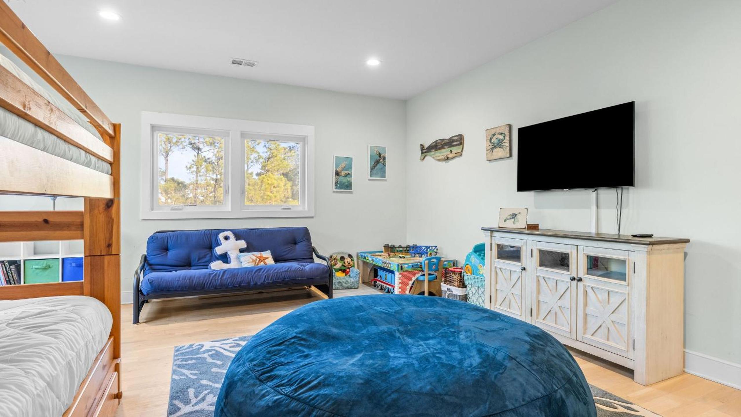Folly Beach Getaway Near Sand Covered Lounge BBQ Outdoor TV Tidecrest by AvantStay