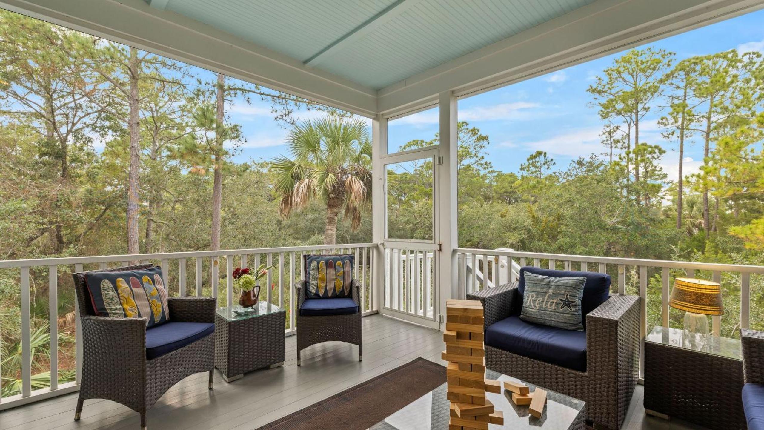 Folly Beach Getaway Near Sand Covered Lounge BBQ Outdoor TV Tidecrest by AvantStay