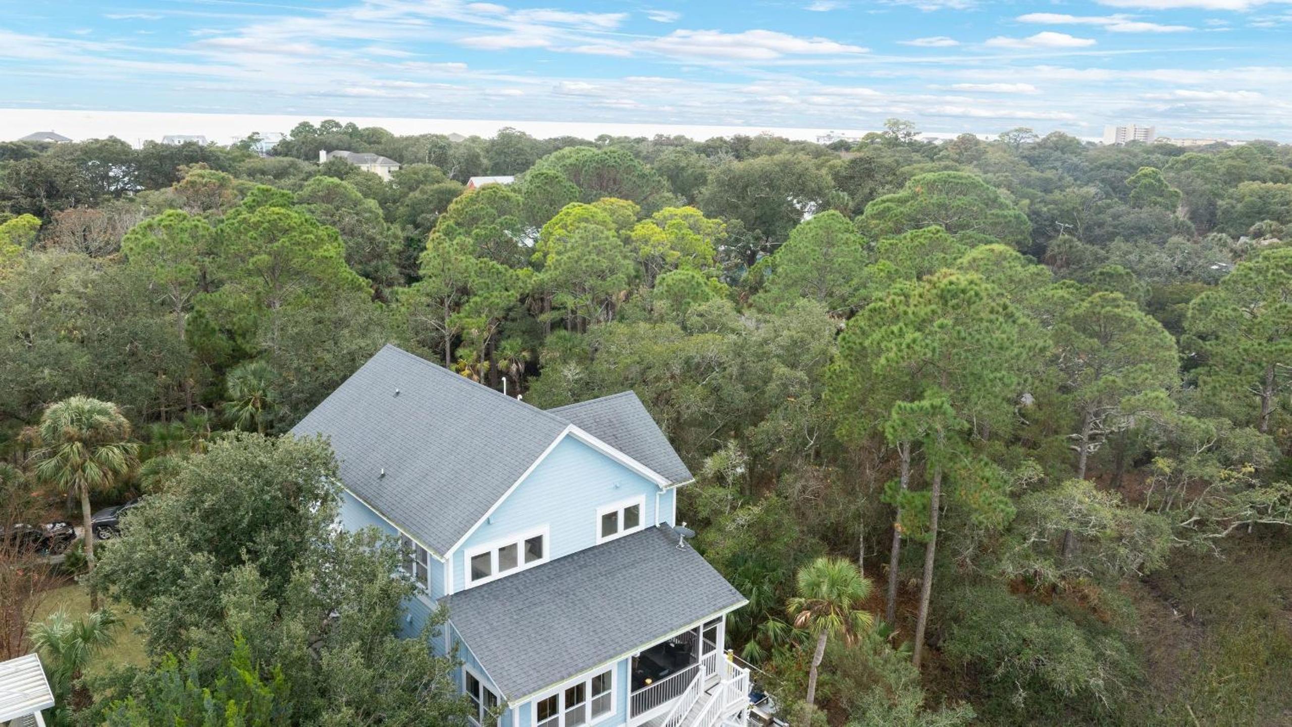 Folly Beach Getaway Near Sand Covered Lounge BBQ Outdoor TV Tidecrest by AvantStay