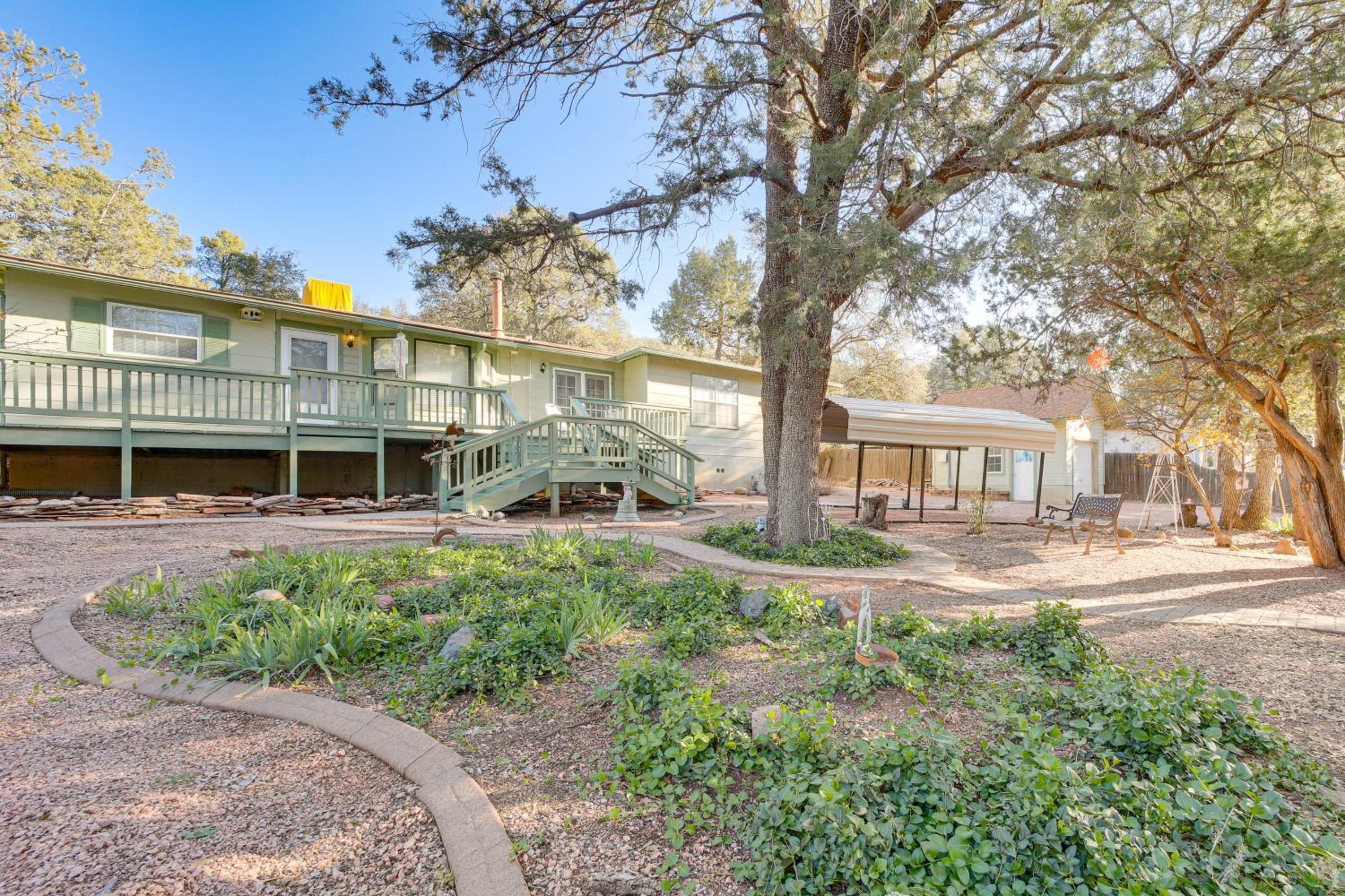 Payson Home with Yard and Deck Pets Welcome!