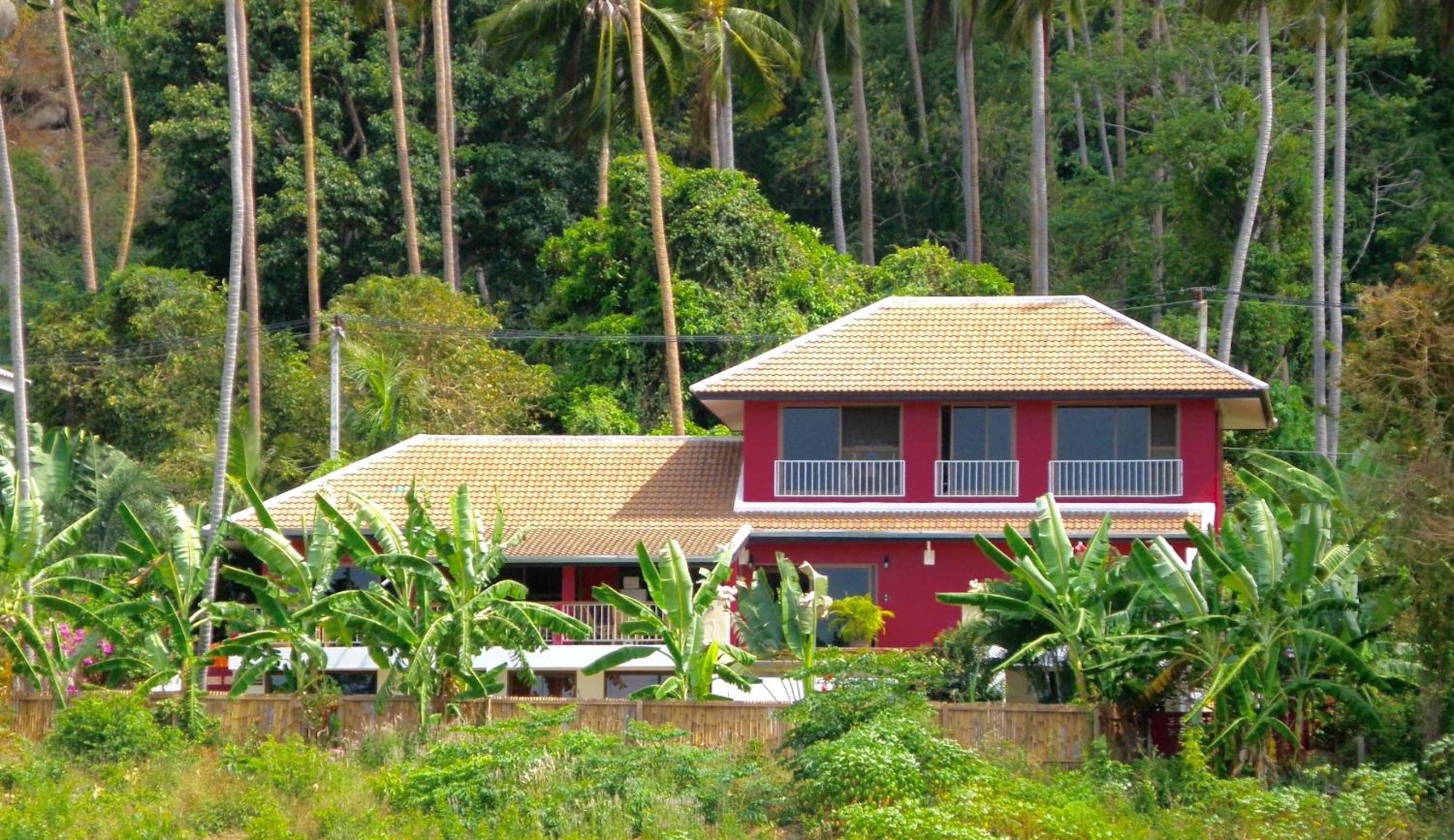 Pink House Guest House Lamai - Pool & Sea View